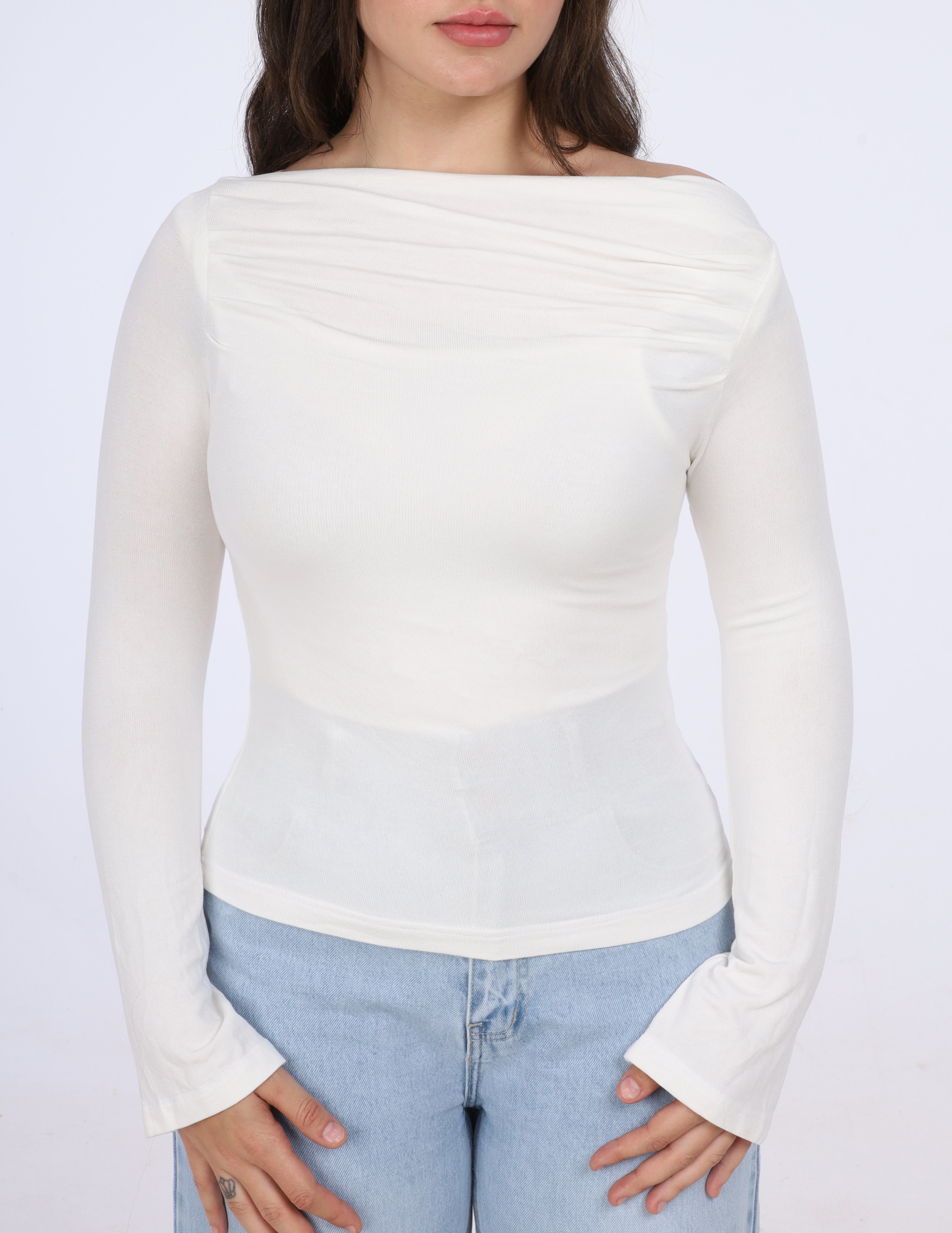 One Shoulder Basic Top s1516587