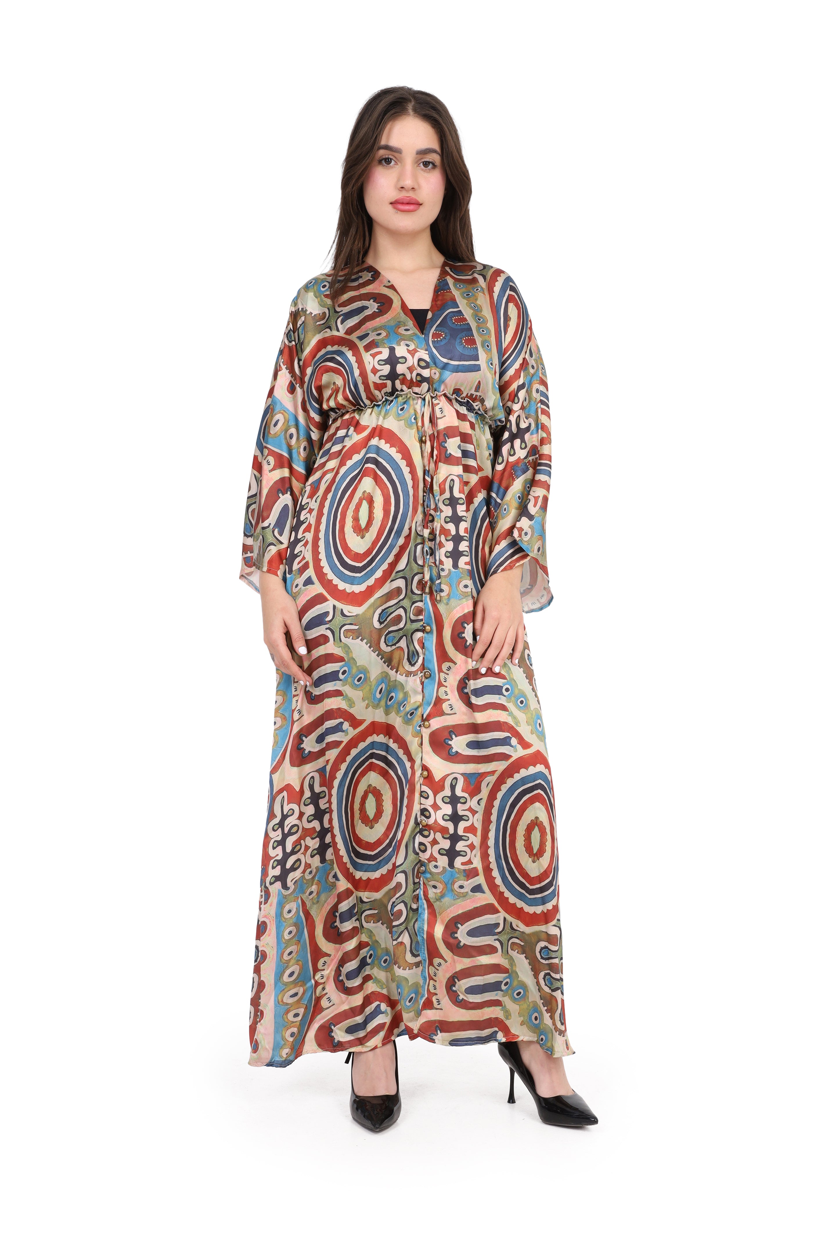 Satin Boho Maxi Dress s15183023/8
