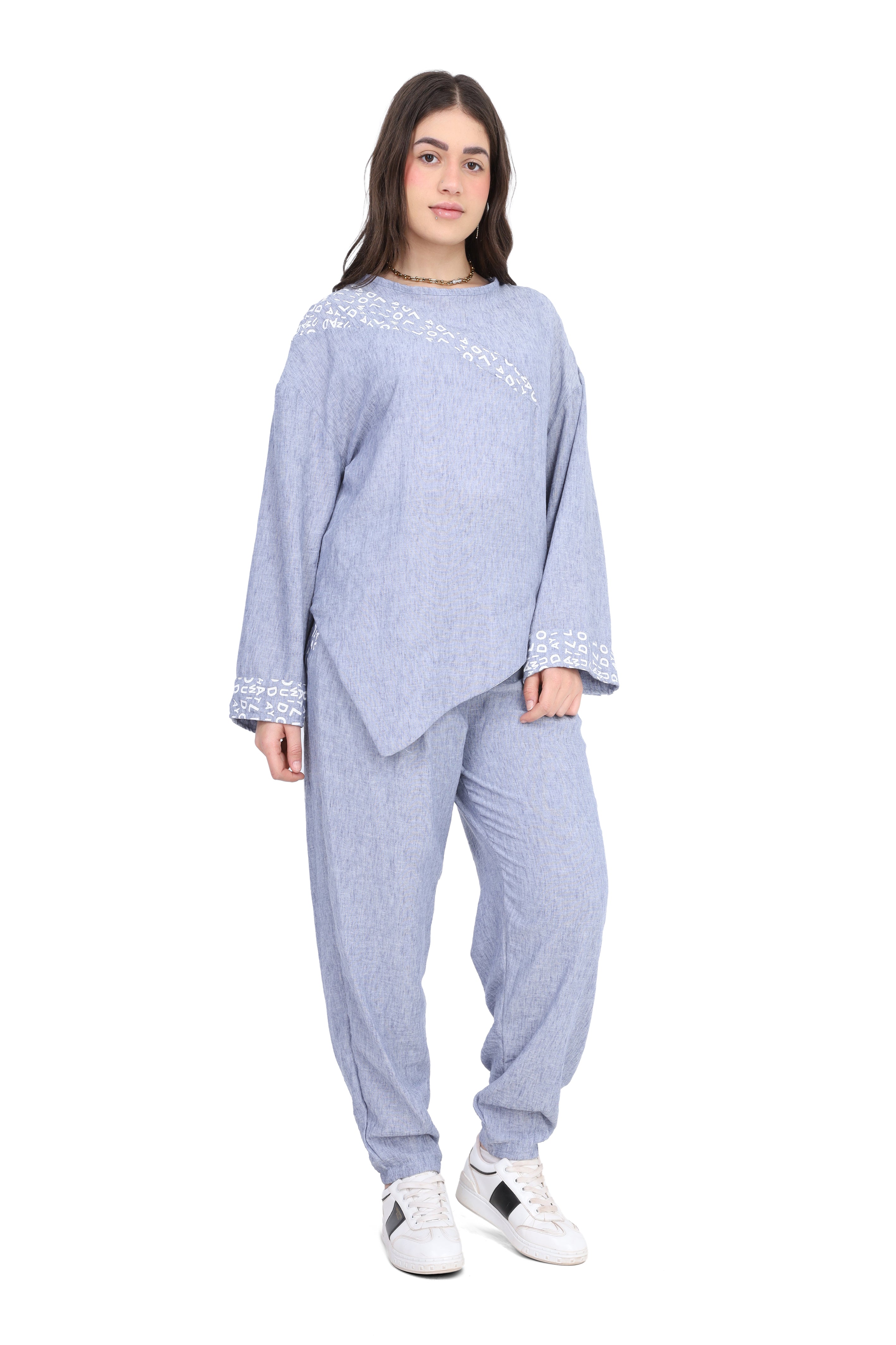 Asymmetrical Tunic & Pants Set s1518593