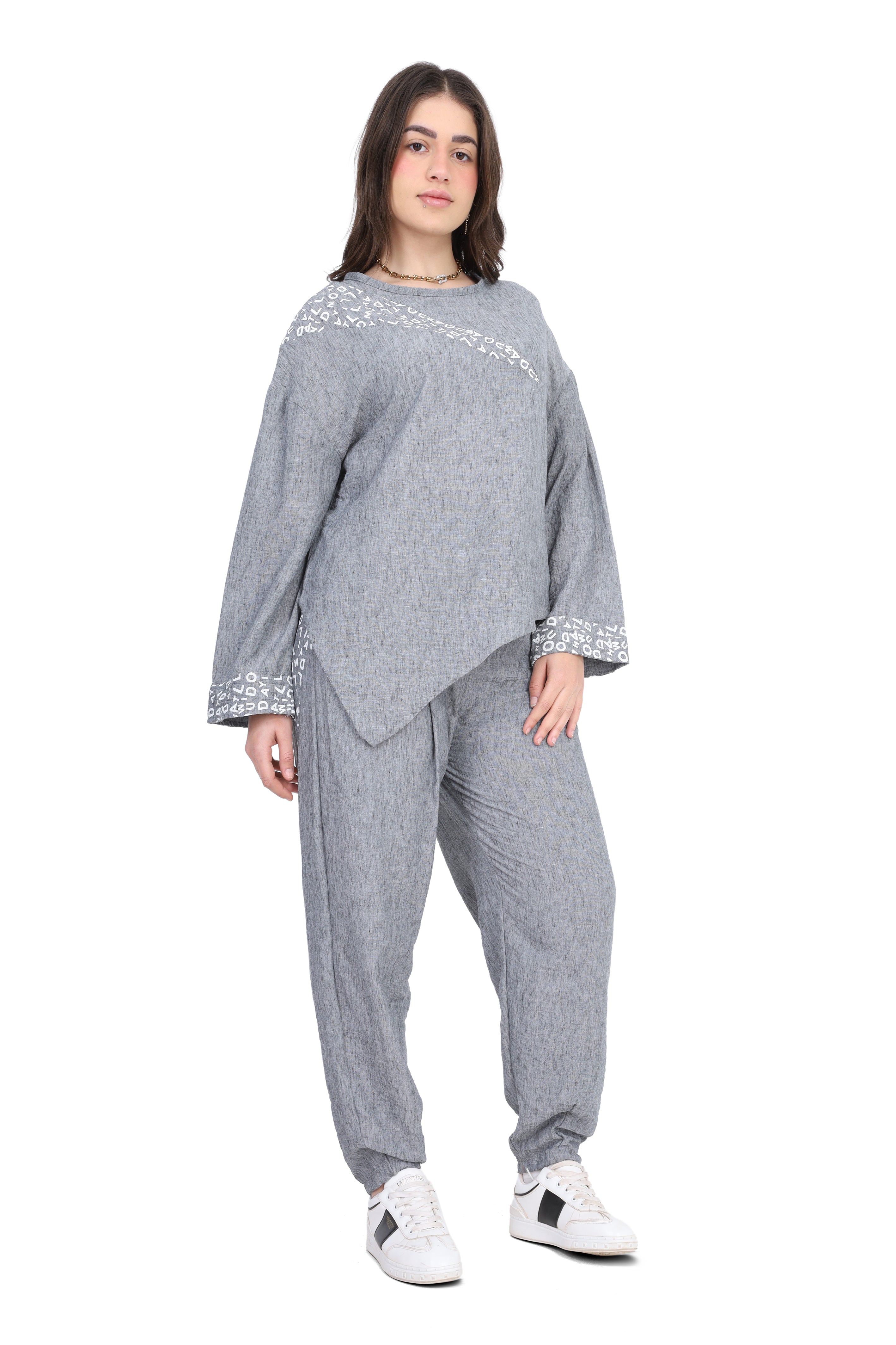 Asymmetrical Tunic & Pants Set s1518593