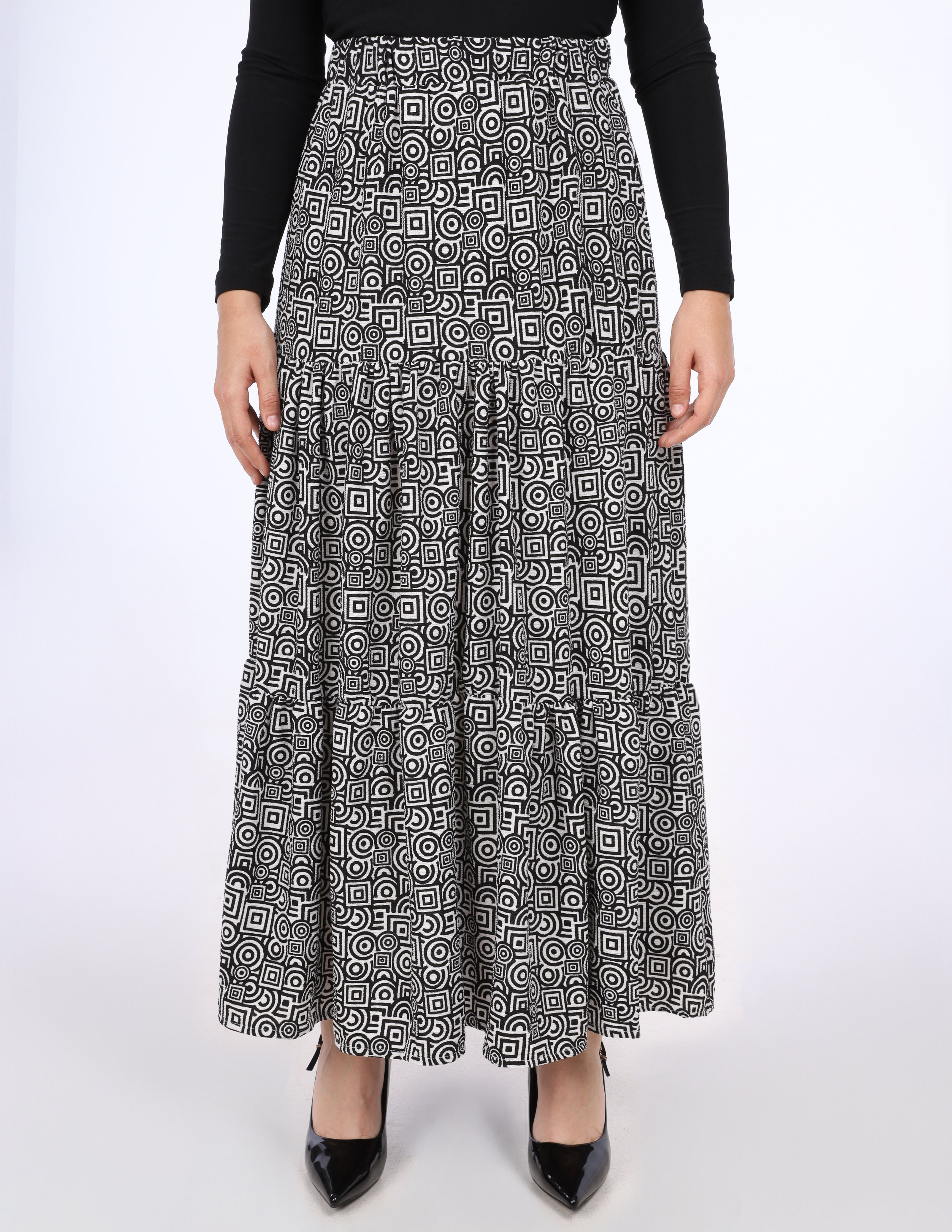 Patterned Maxi Skirt s1531671/2