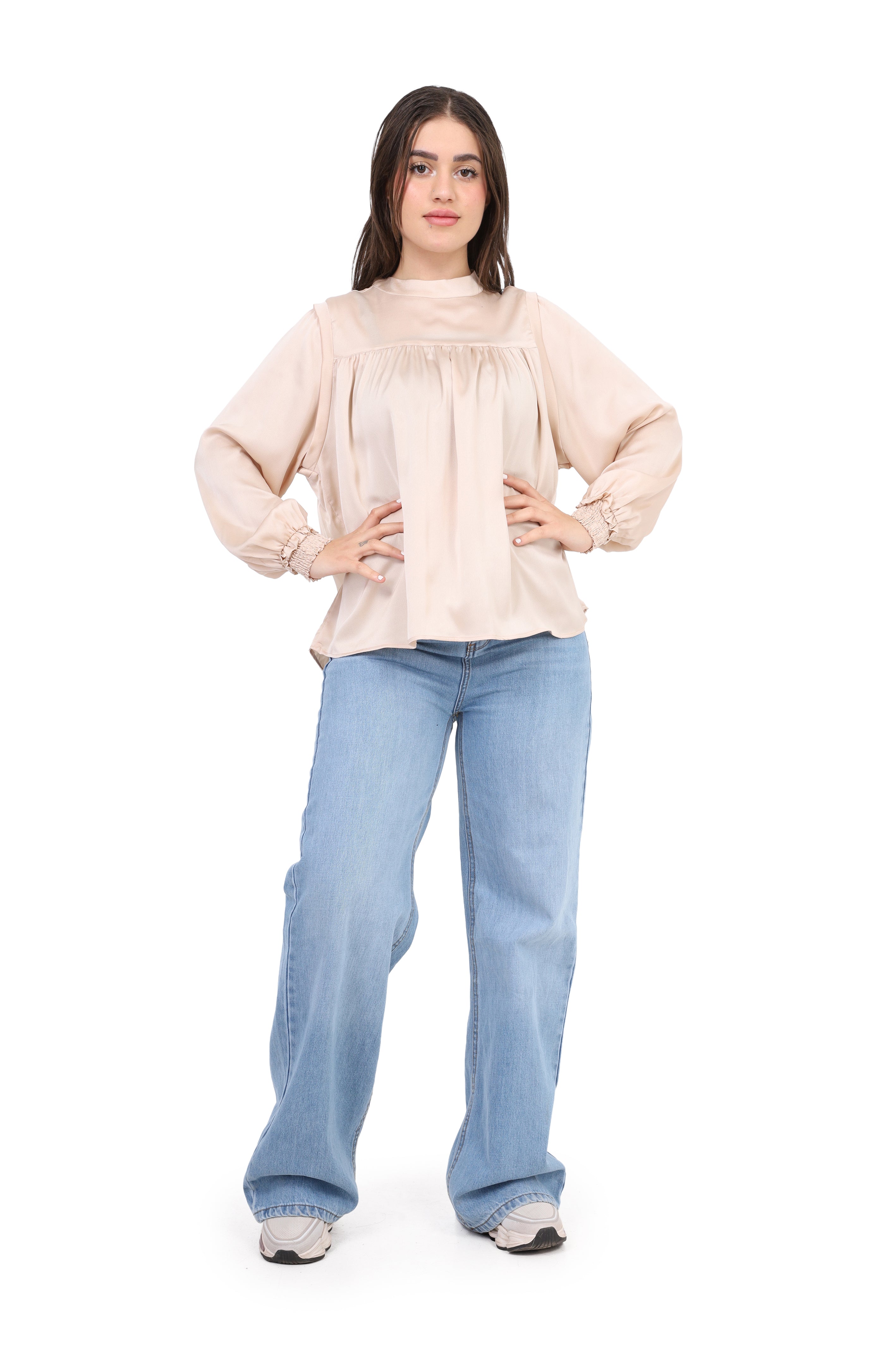 Elegant Satin Blouse  s1532664