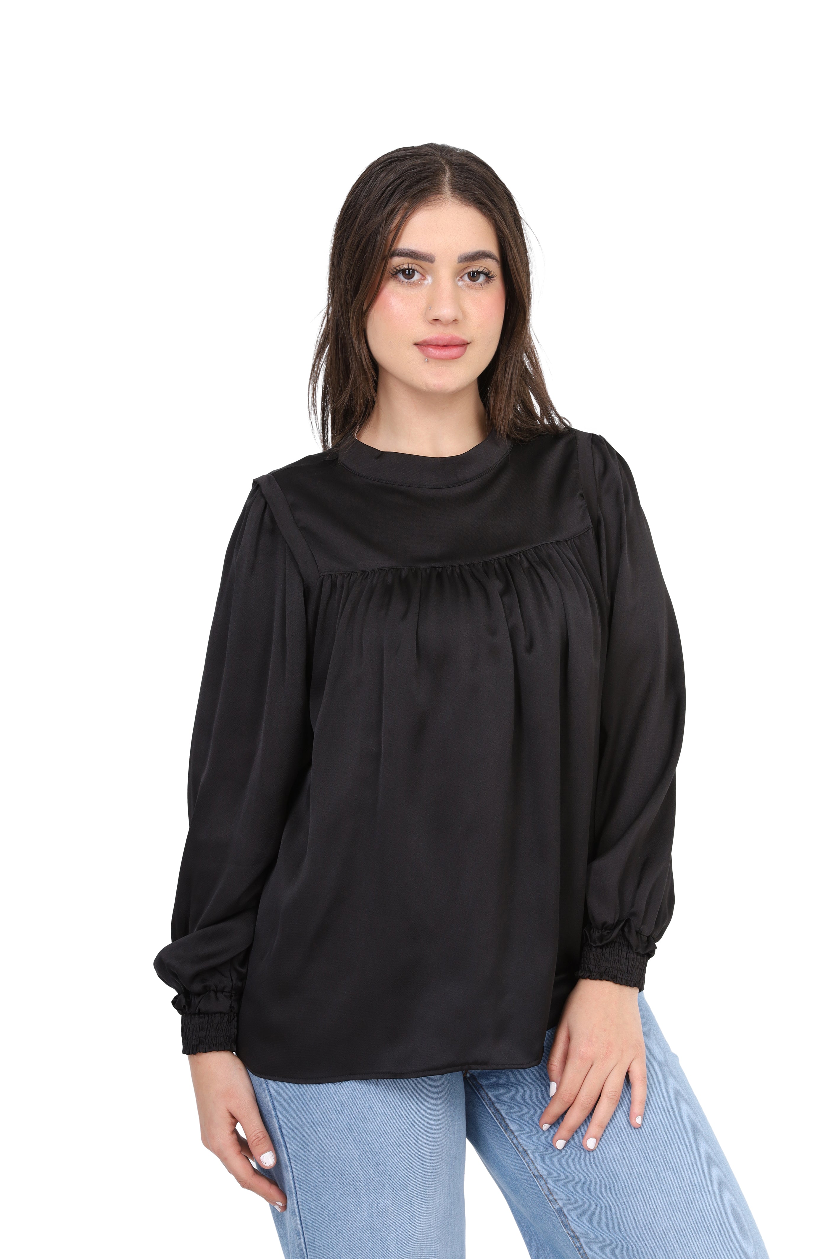 Elegant Satin Blouse  s1532664