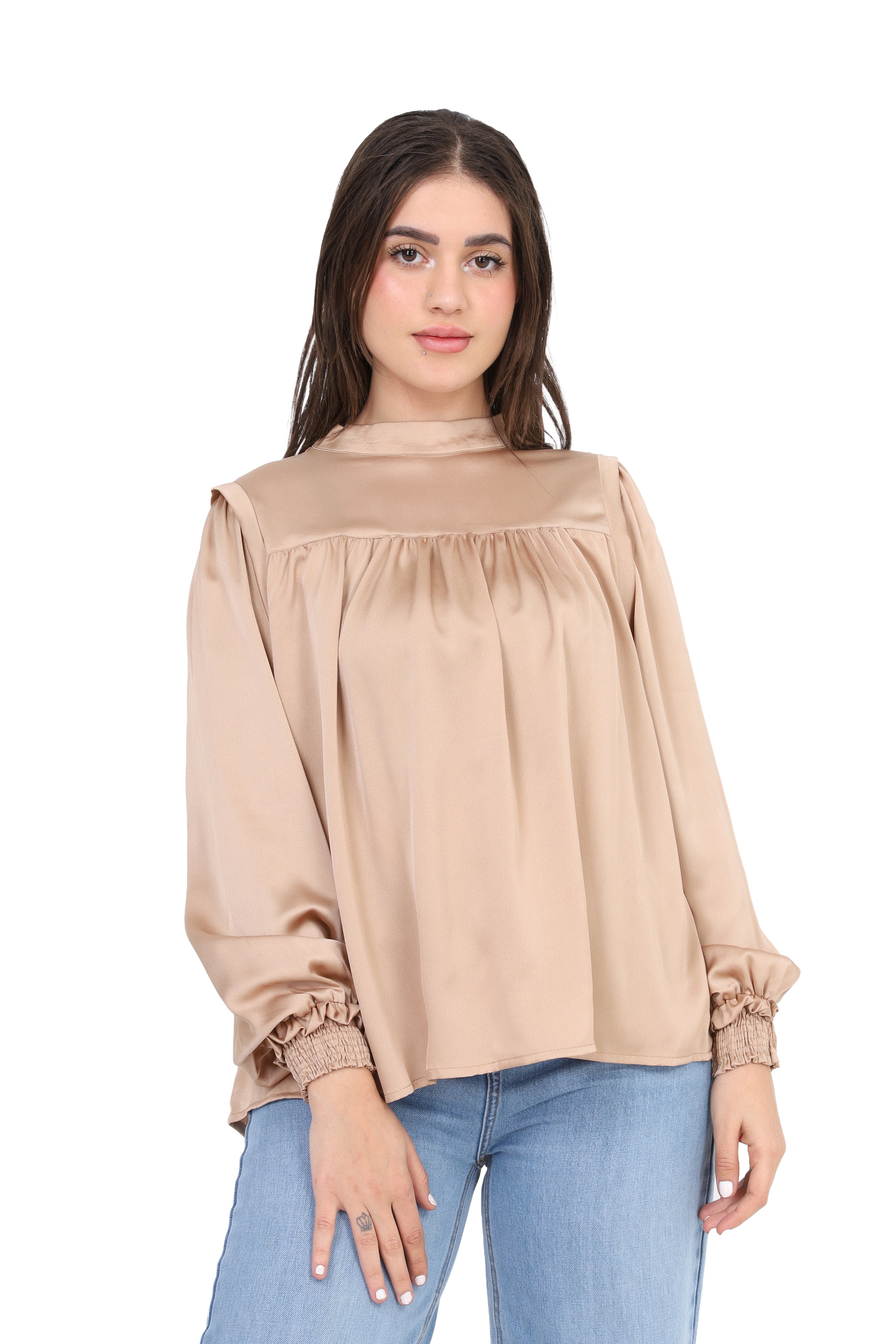 Elegant Satin Blouse  s1532664