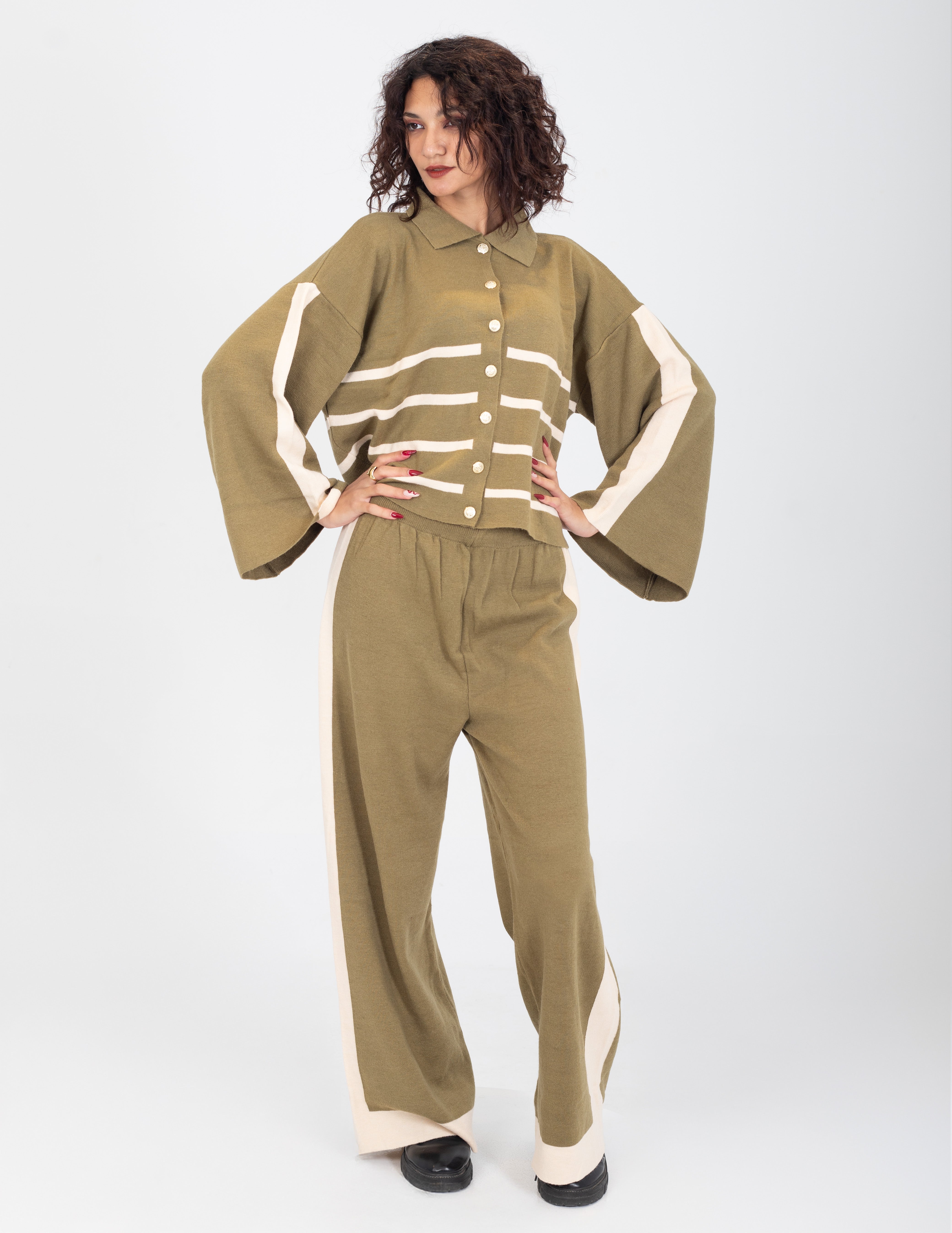 Striped Knit Set w16252682