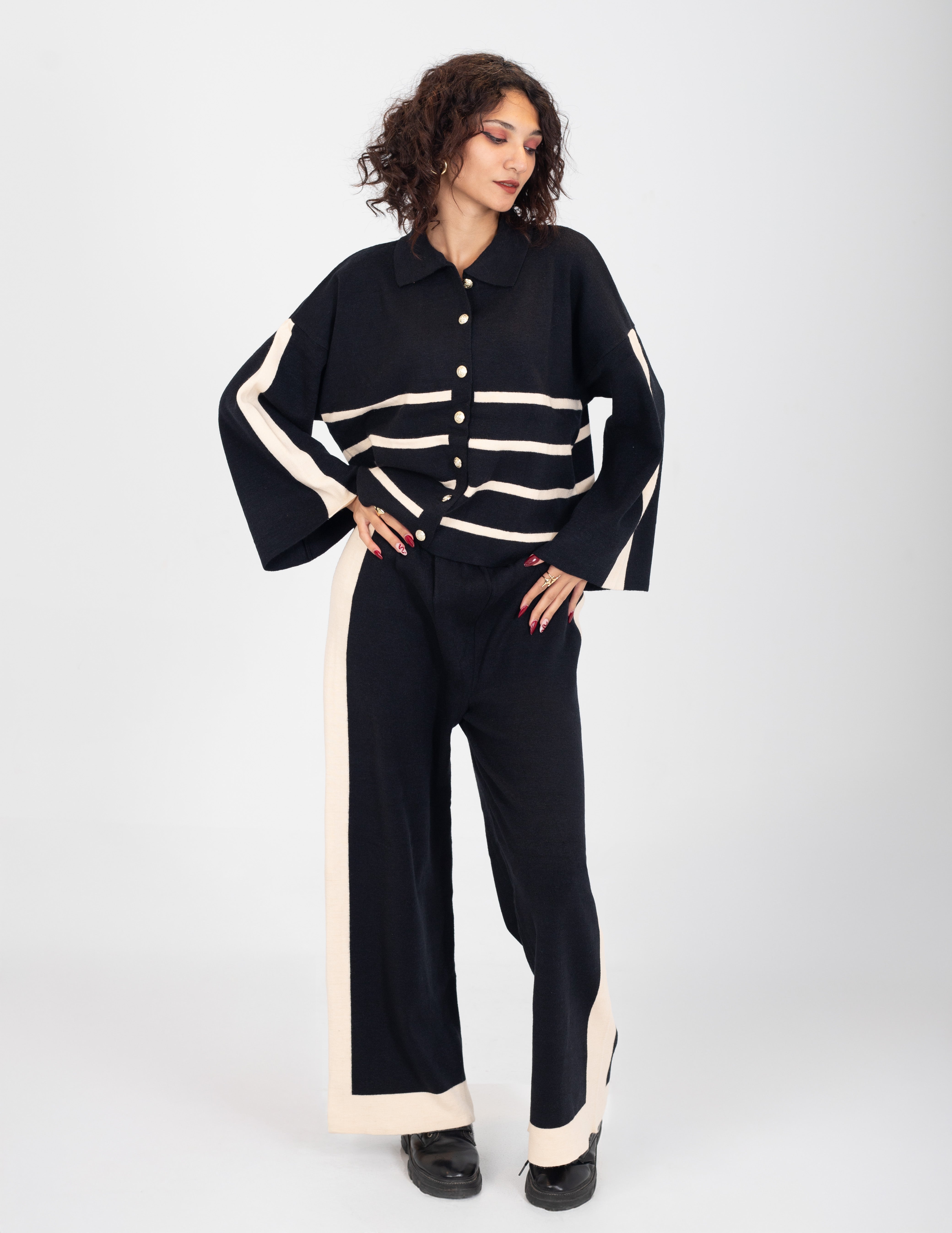 Striped Knit Set w16252682