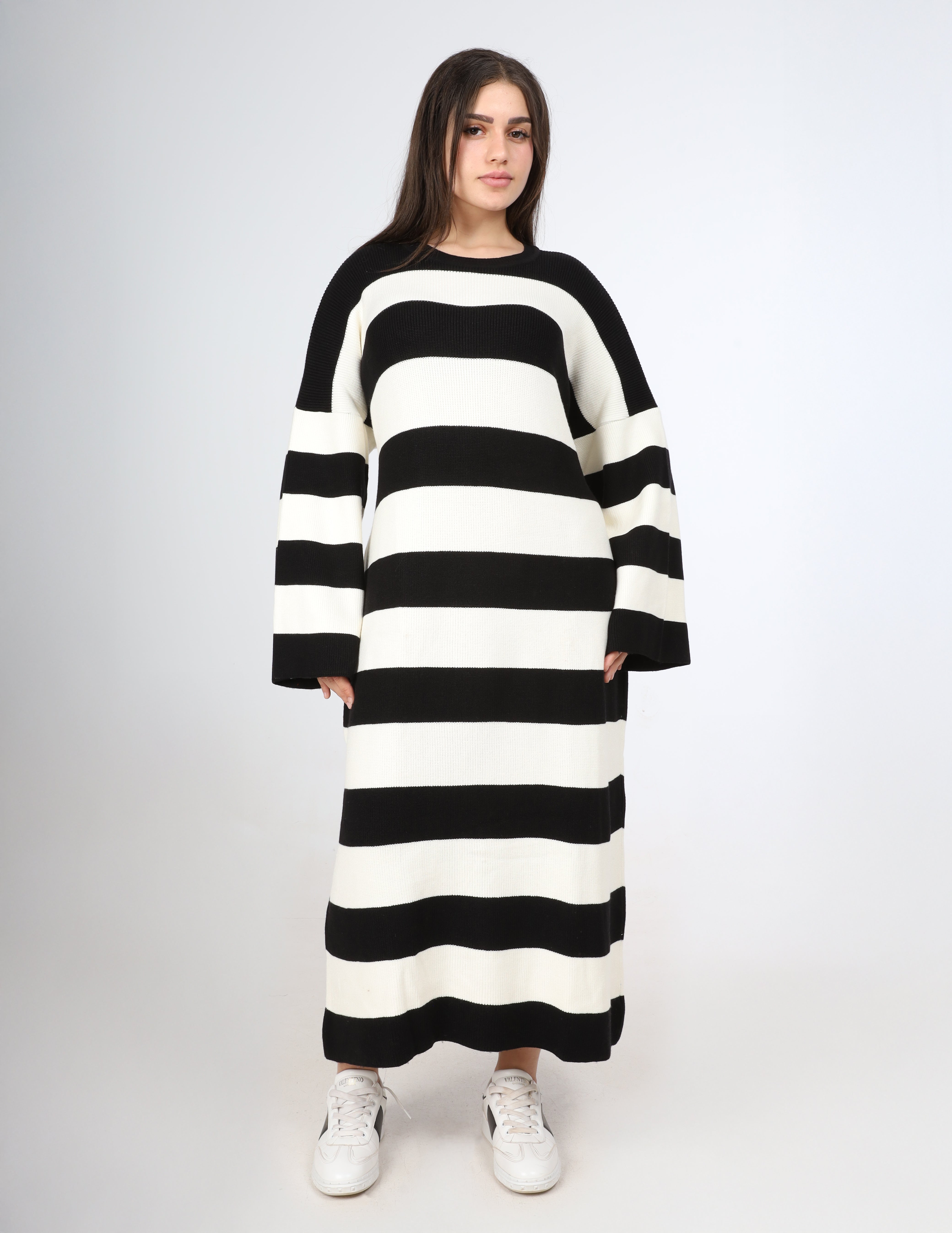 Striped Tie Dress w16252695