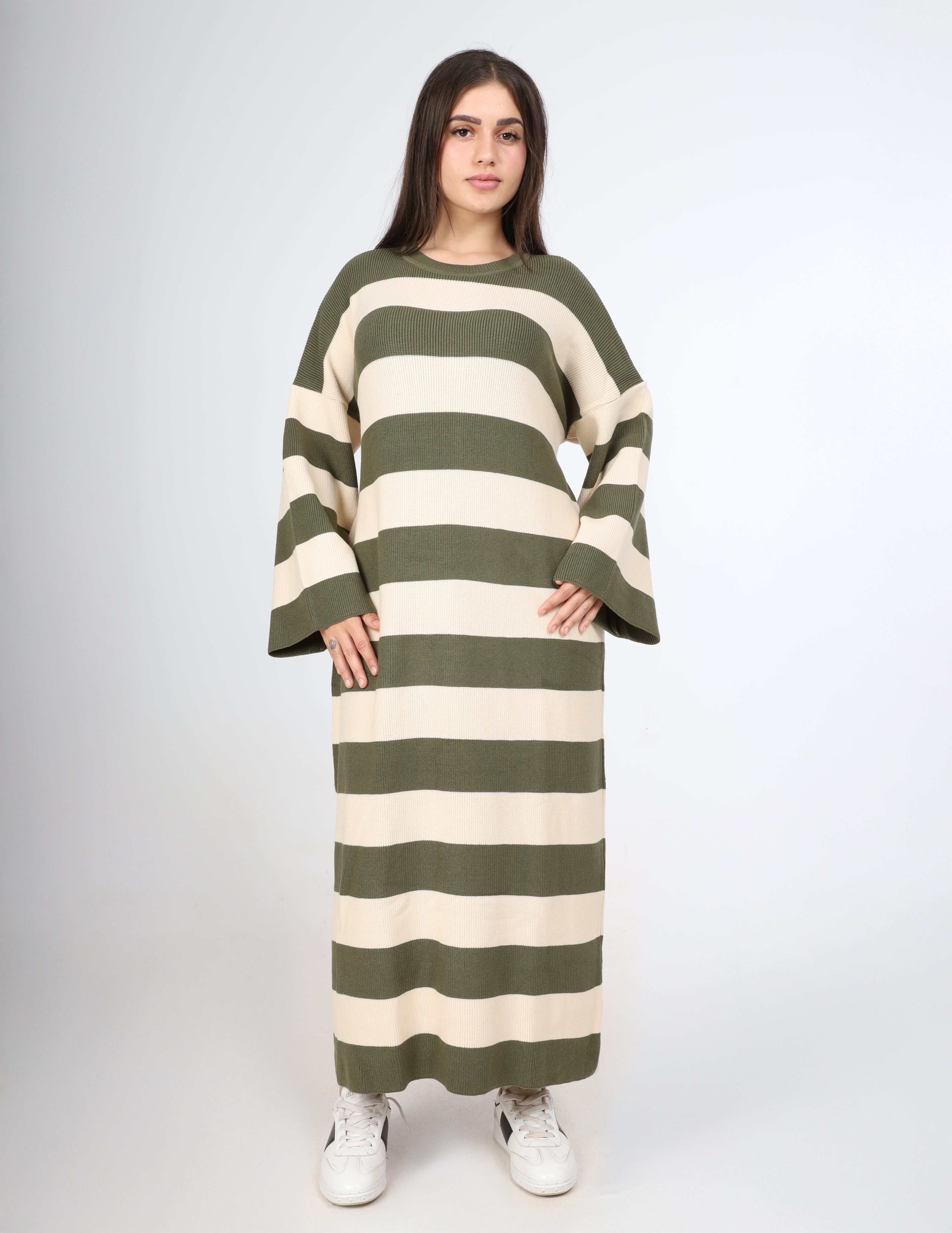 Striped Tie Dress w16252695
