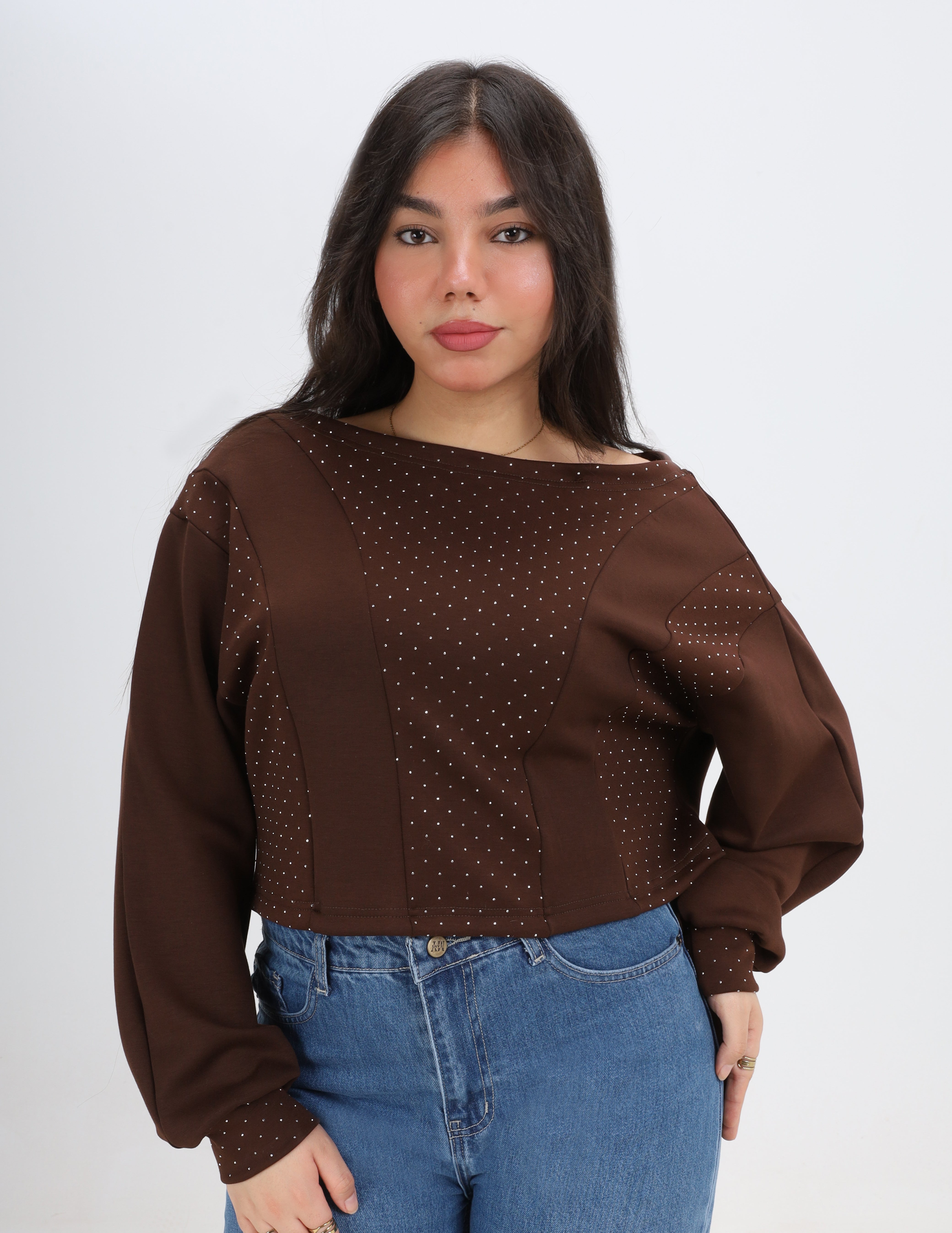 Polka Dot Sweatshirt w1626115