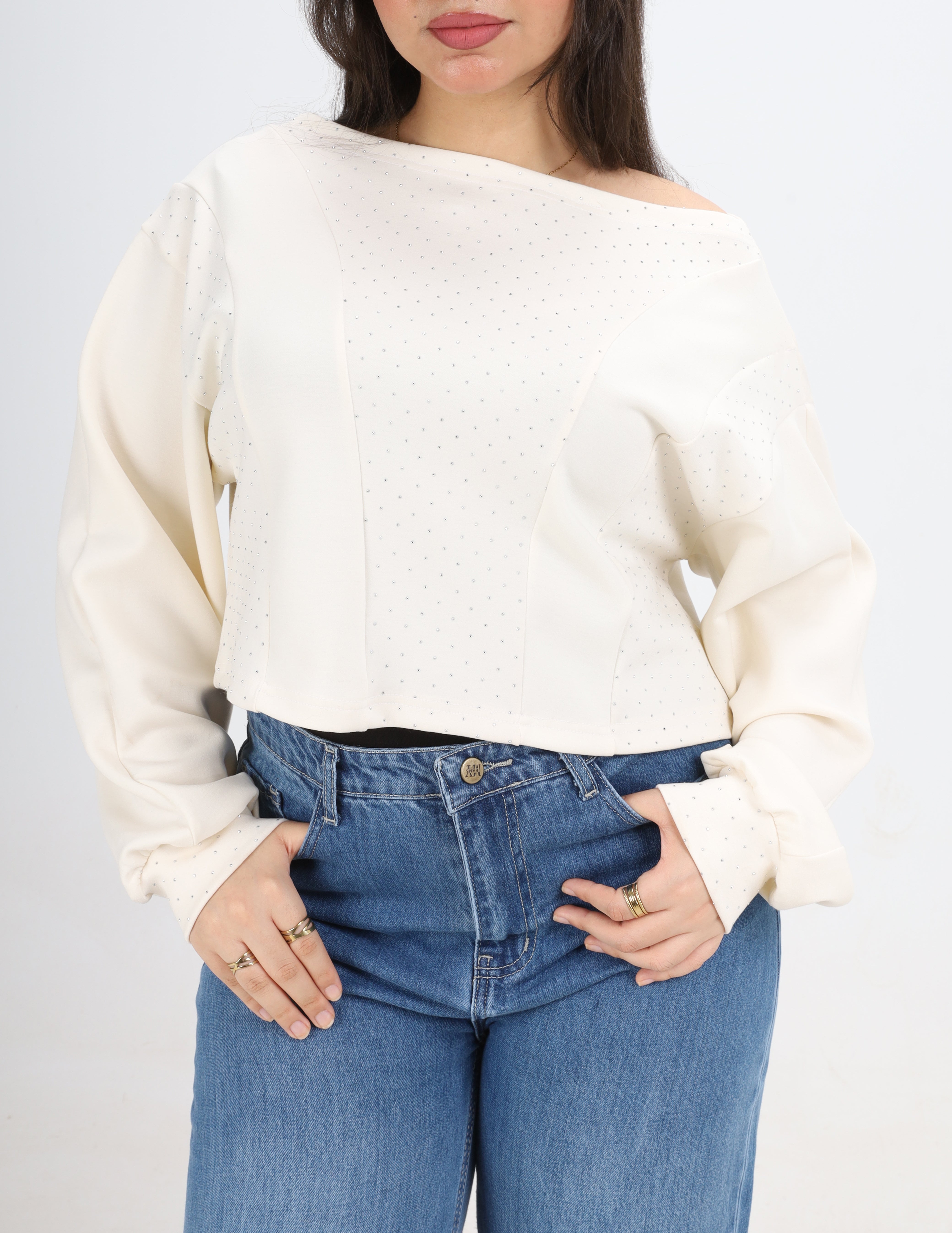 Polka Dot Sweatshirt w1626115