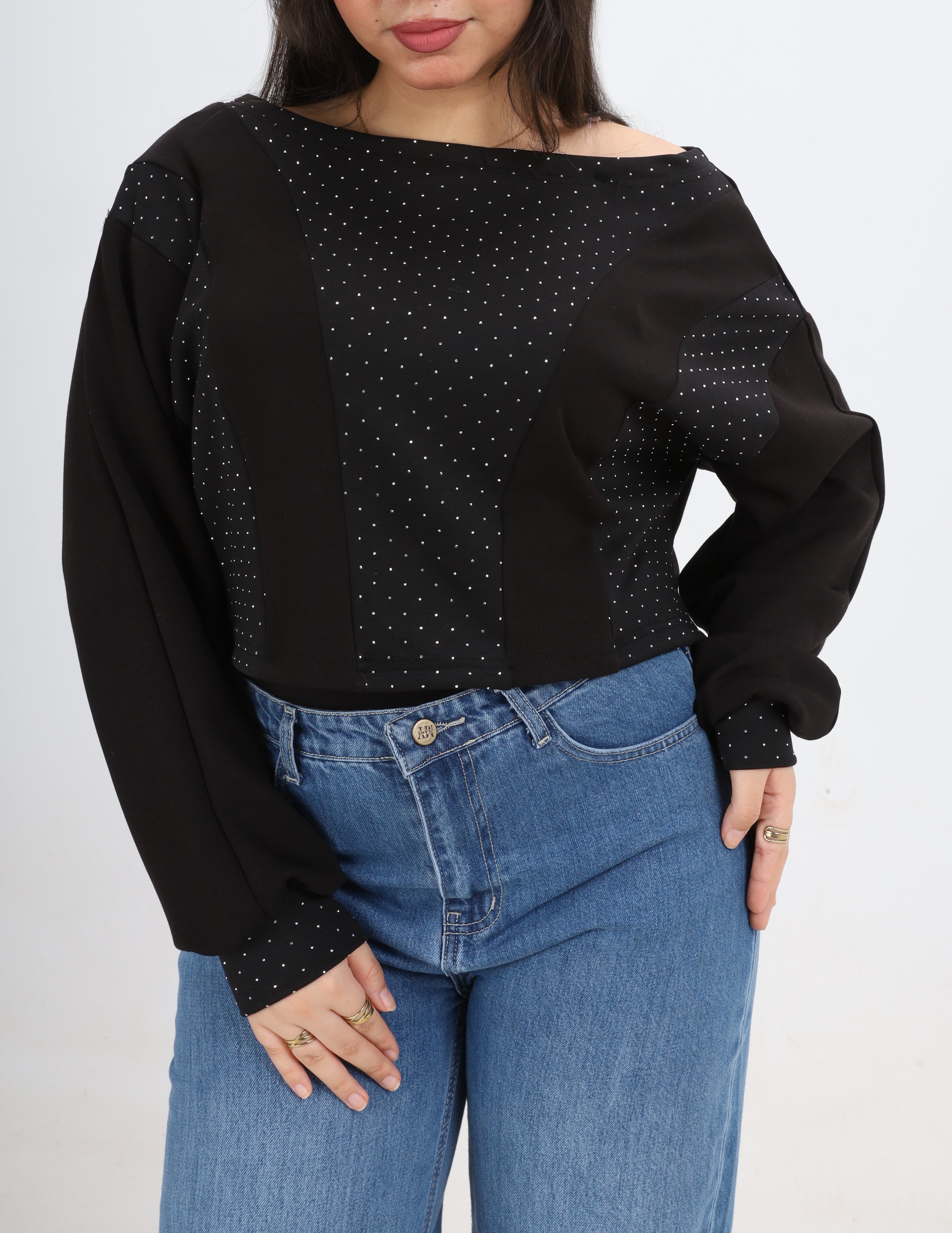 Polka Dot Sweatshirt w1626115
