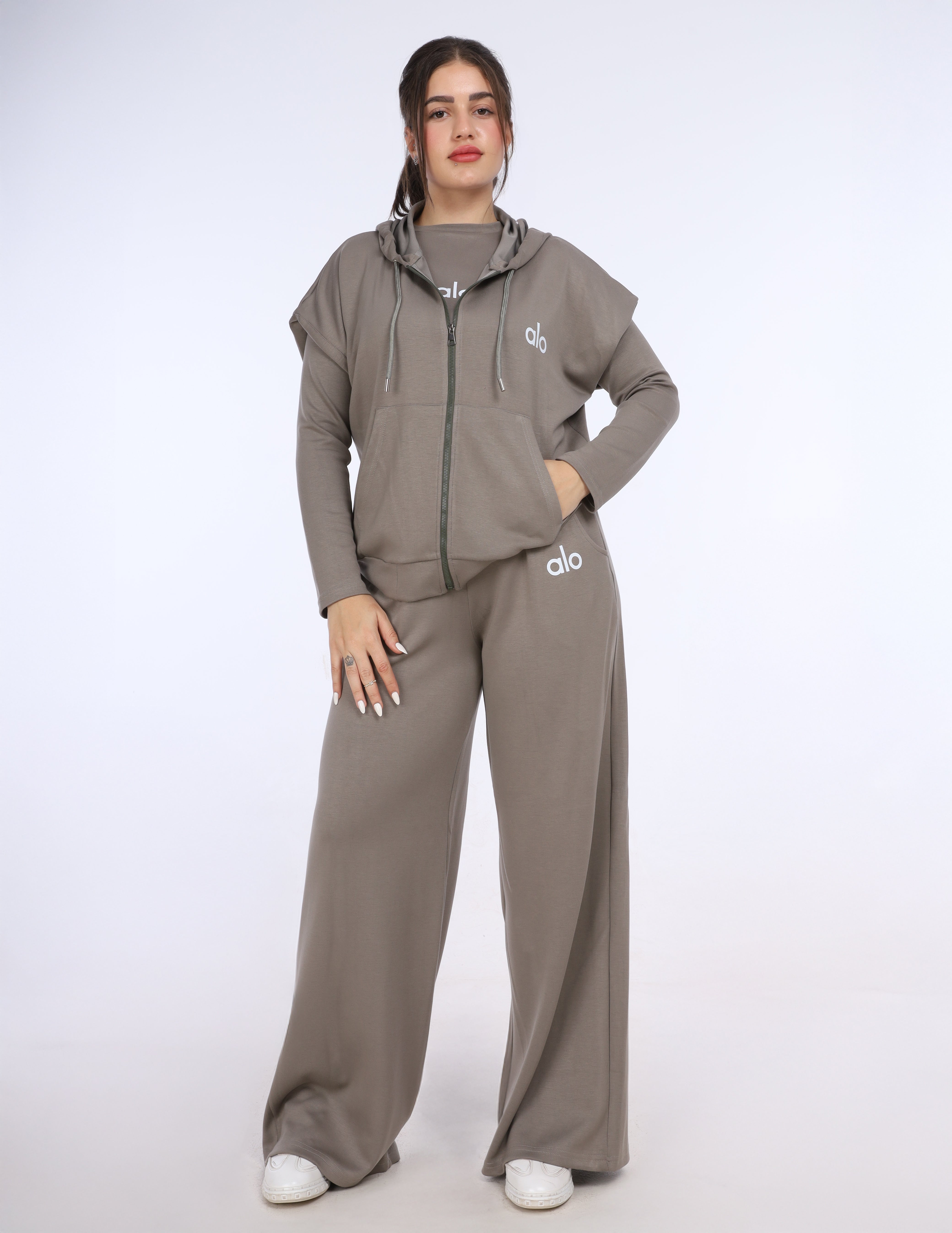 3-Piece Zip-Up Hoodie Set w162715