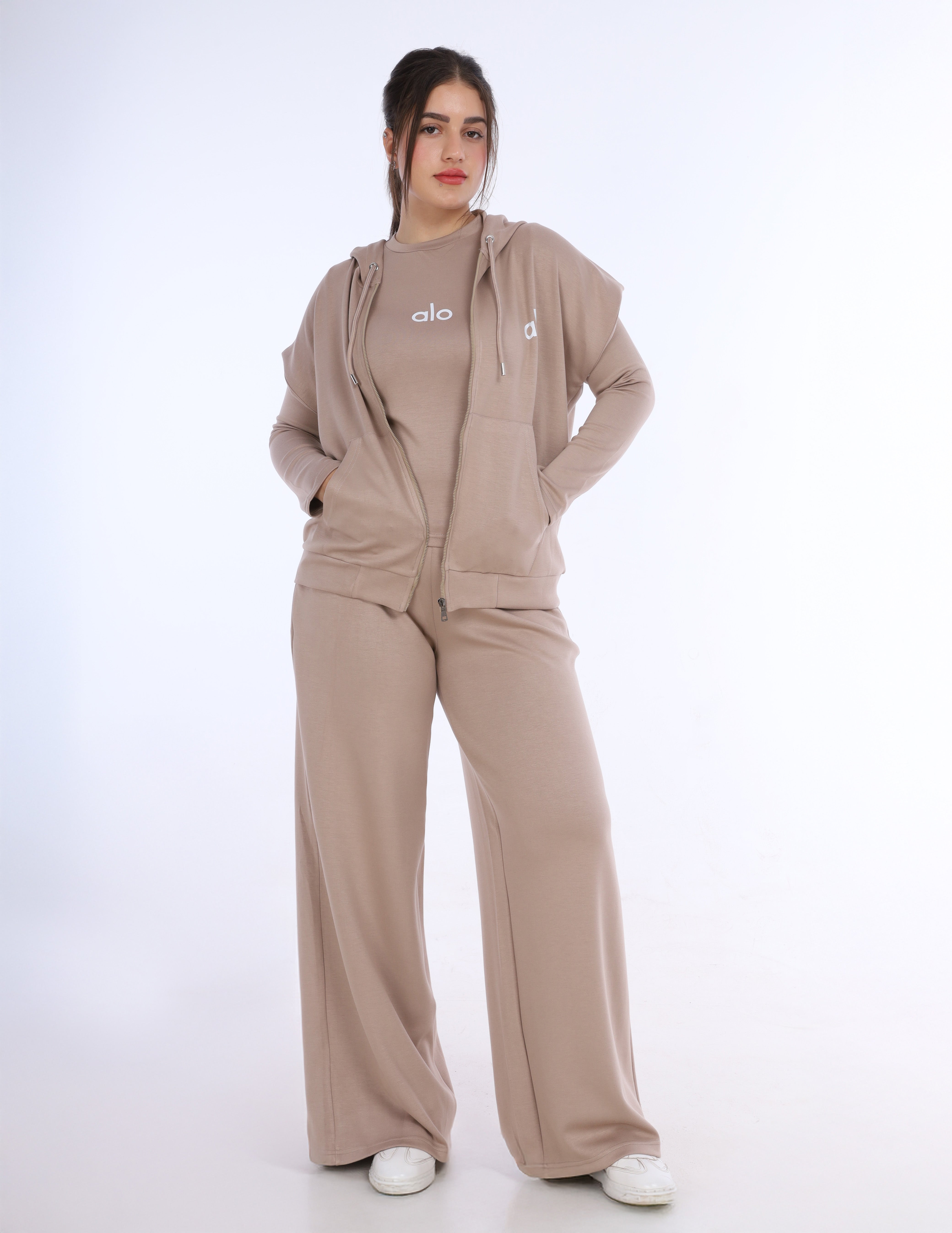 3-Piece Zip-Up Hoodie Set w162715