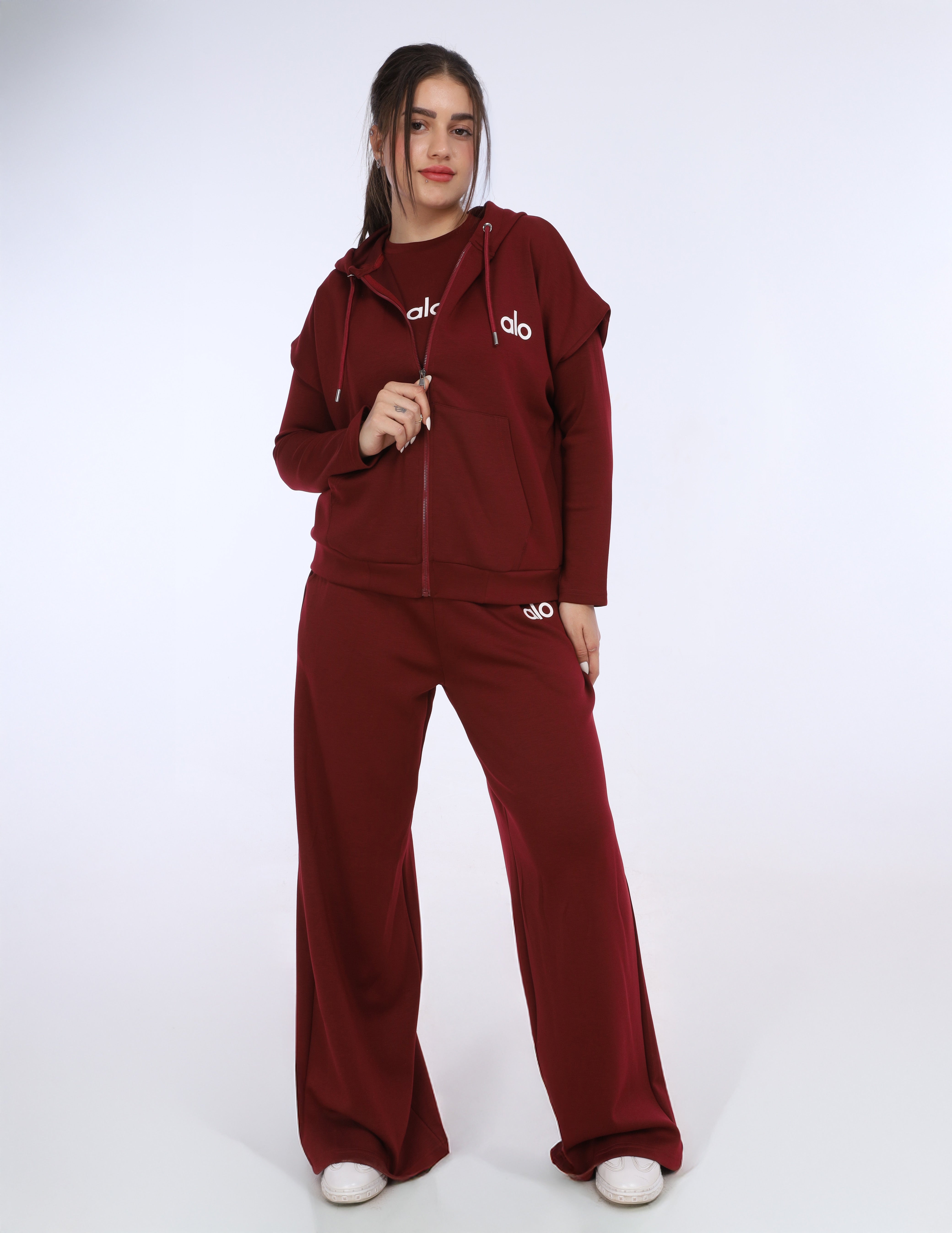 3-Piece Zip-Up Hoodie Set w162715