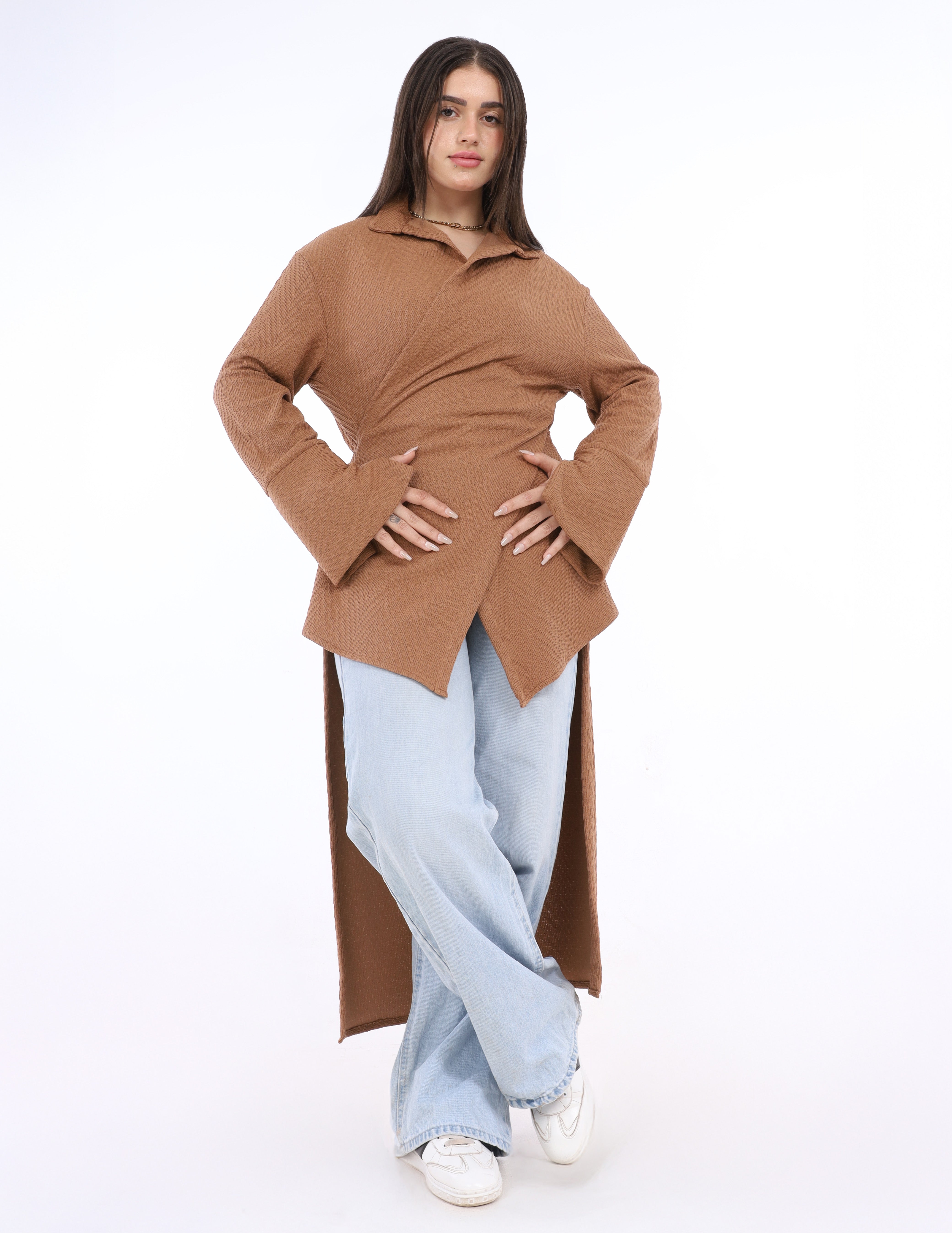 Wrap High-Low Shirt w162797