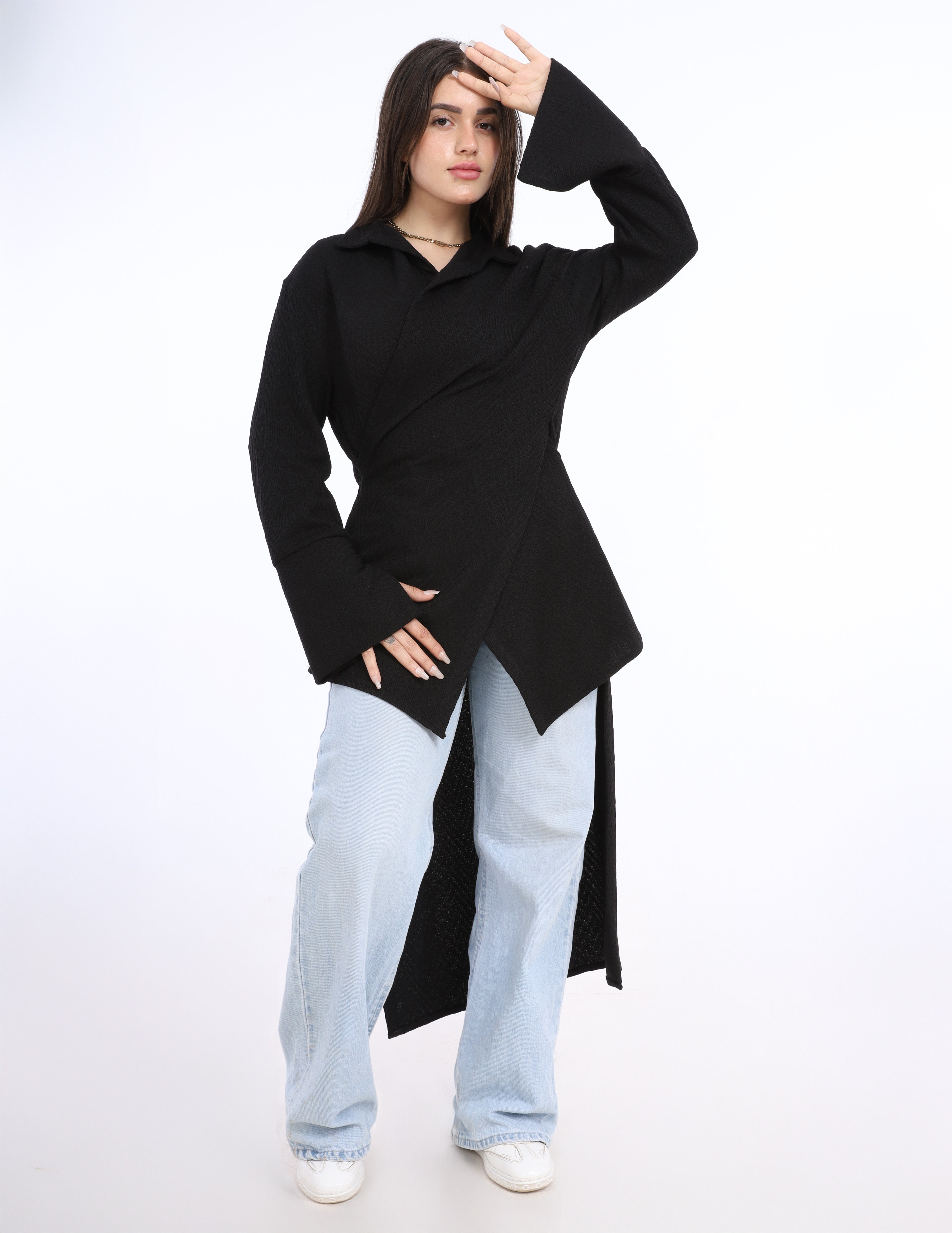 Wrap High-Low Shirt w162797