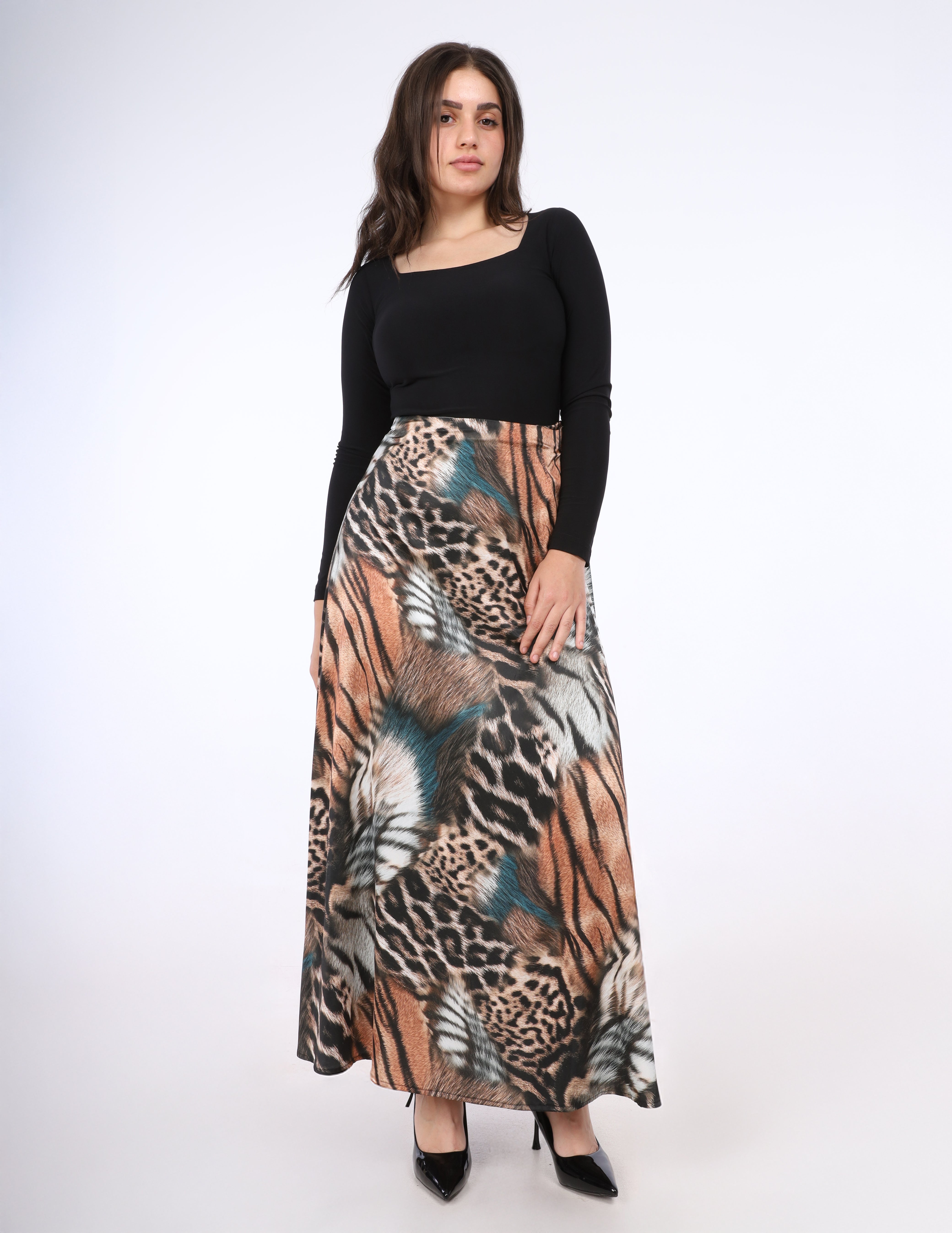 Wild Elegance Maxi Skirt w162924/1