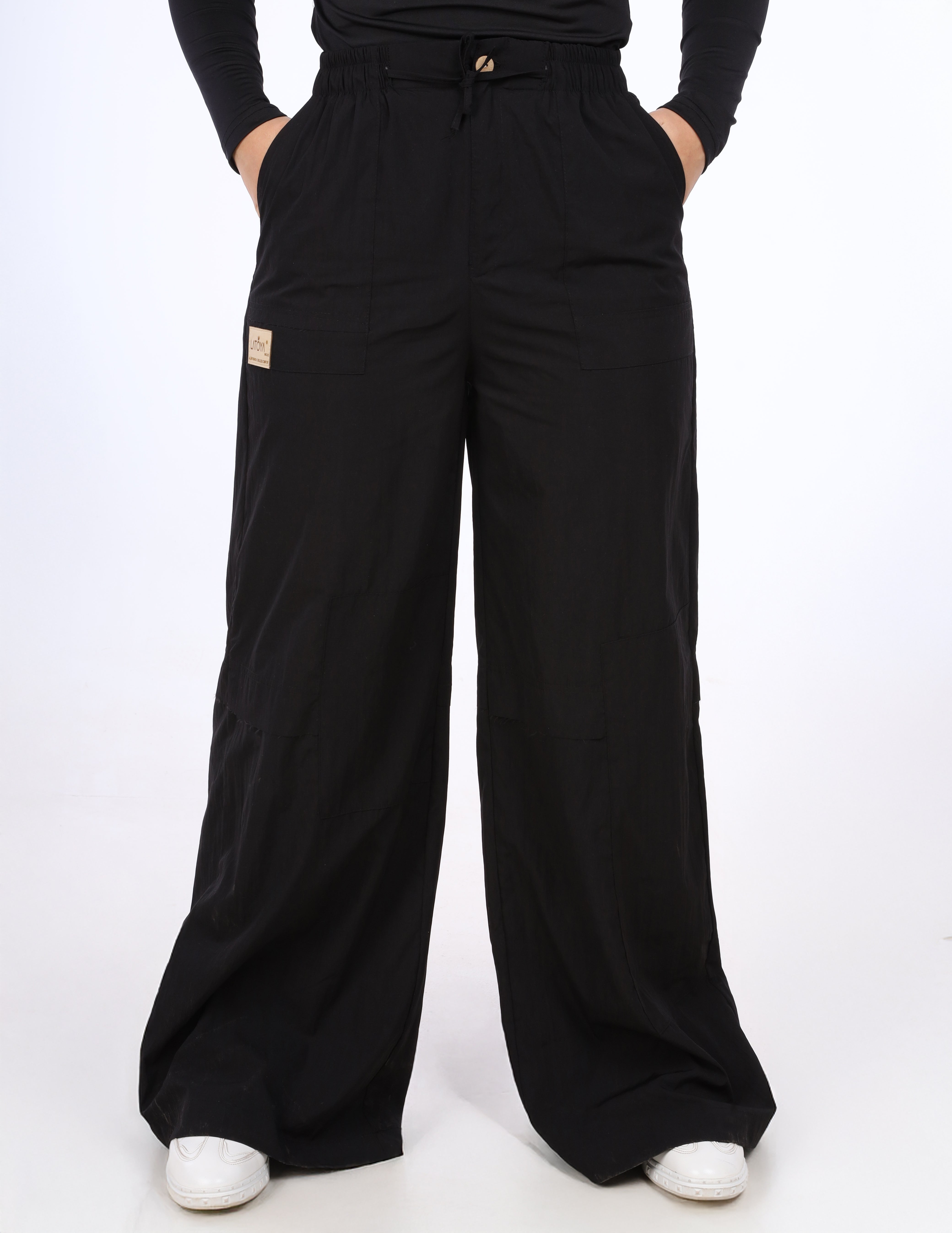 Cargo Pants with Elastic Waist w162987