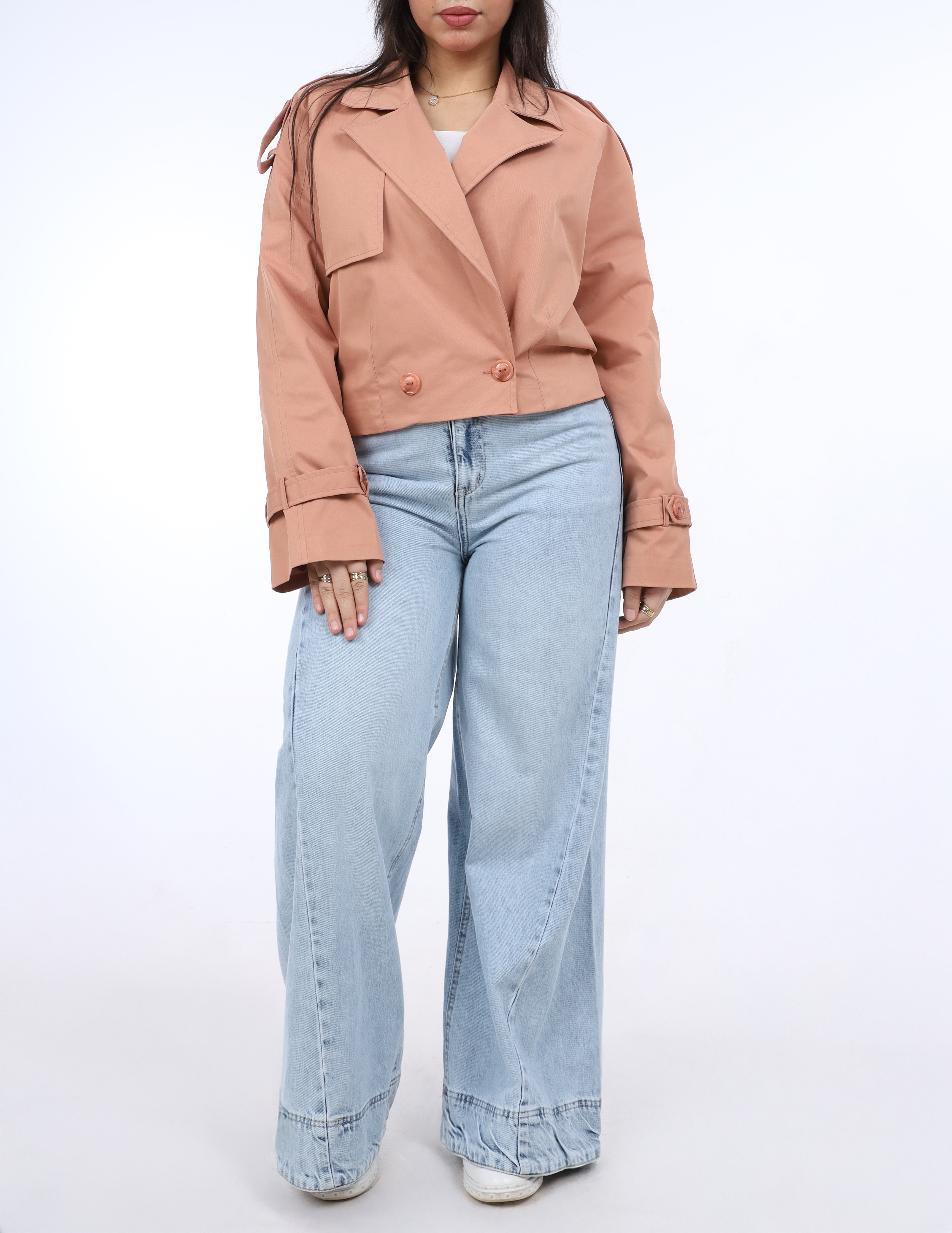 Cropped Double-Breasted Jacket w1630129