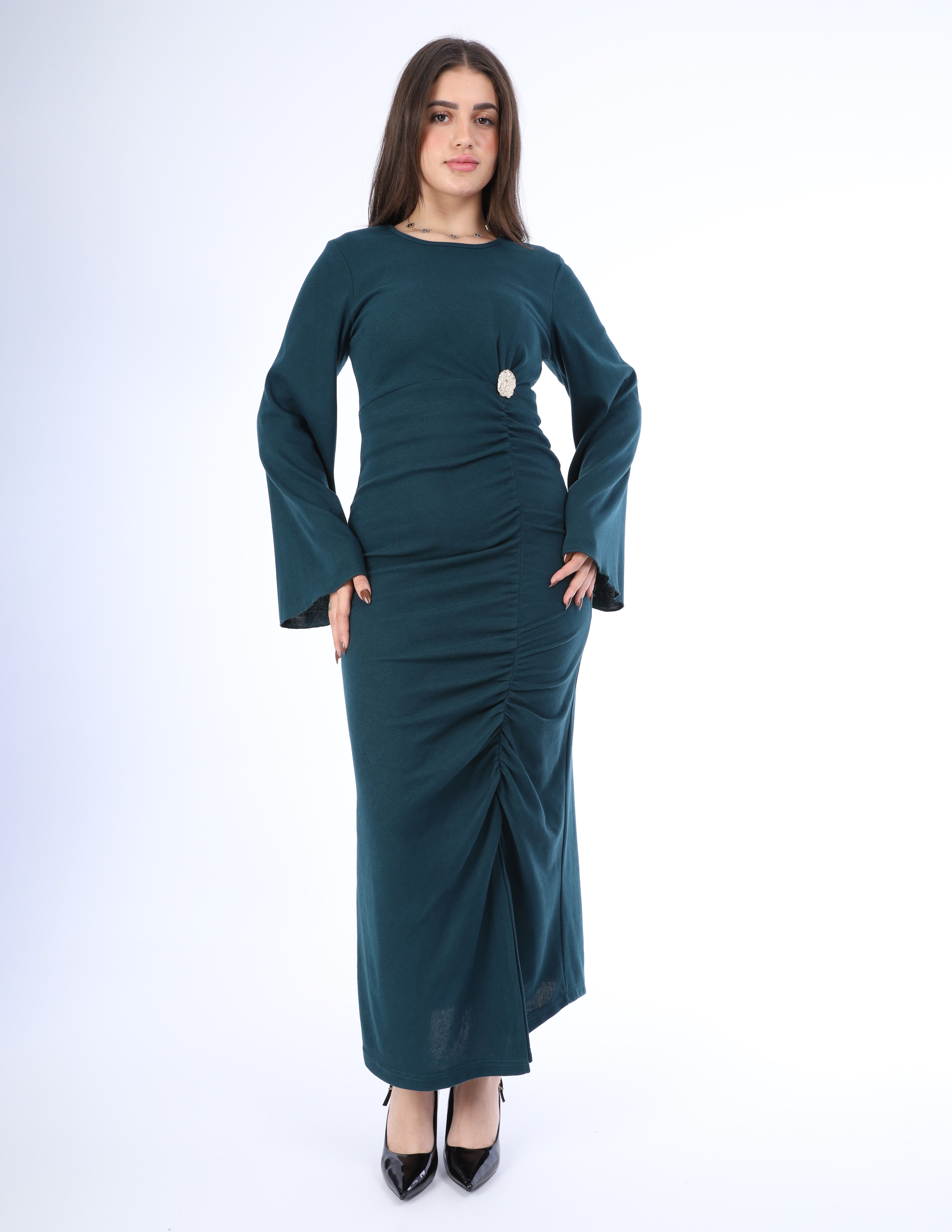Ruched Bodycon Maxi Dress w1631/289