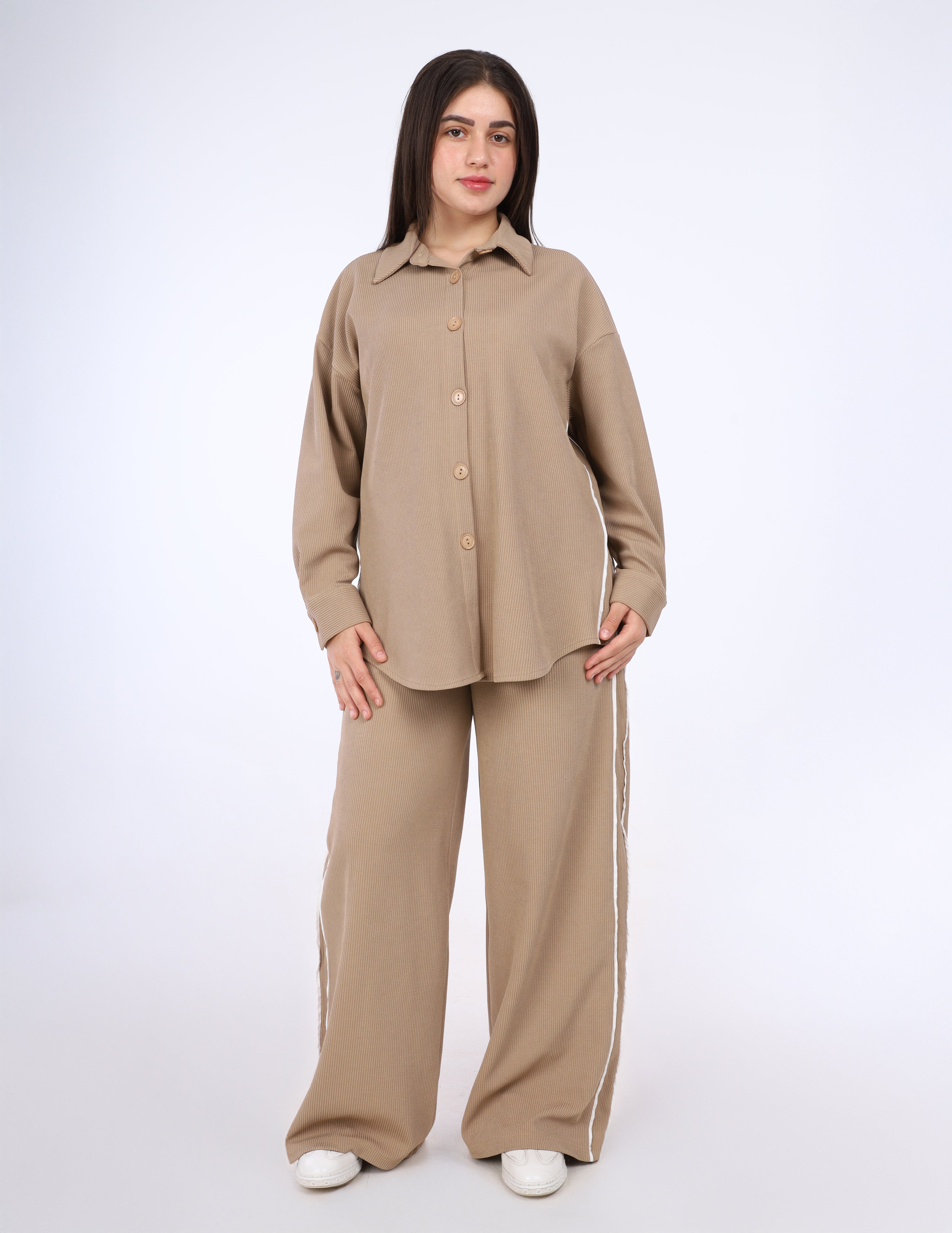 Chemise & Wide-Leg Set w1631191/1