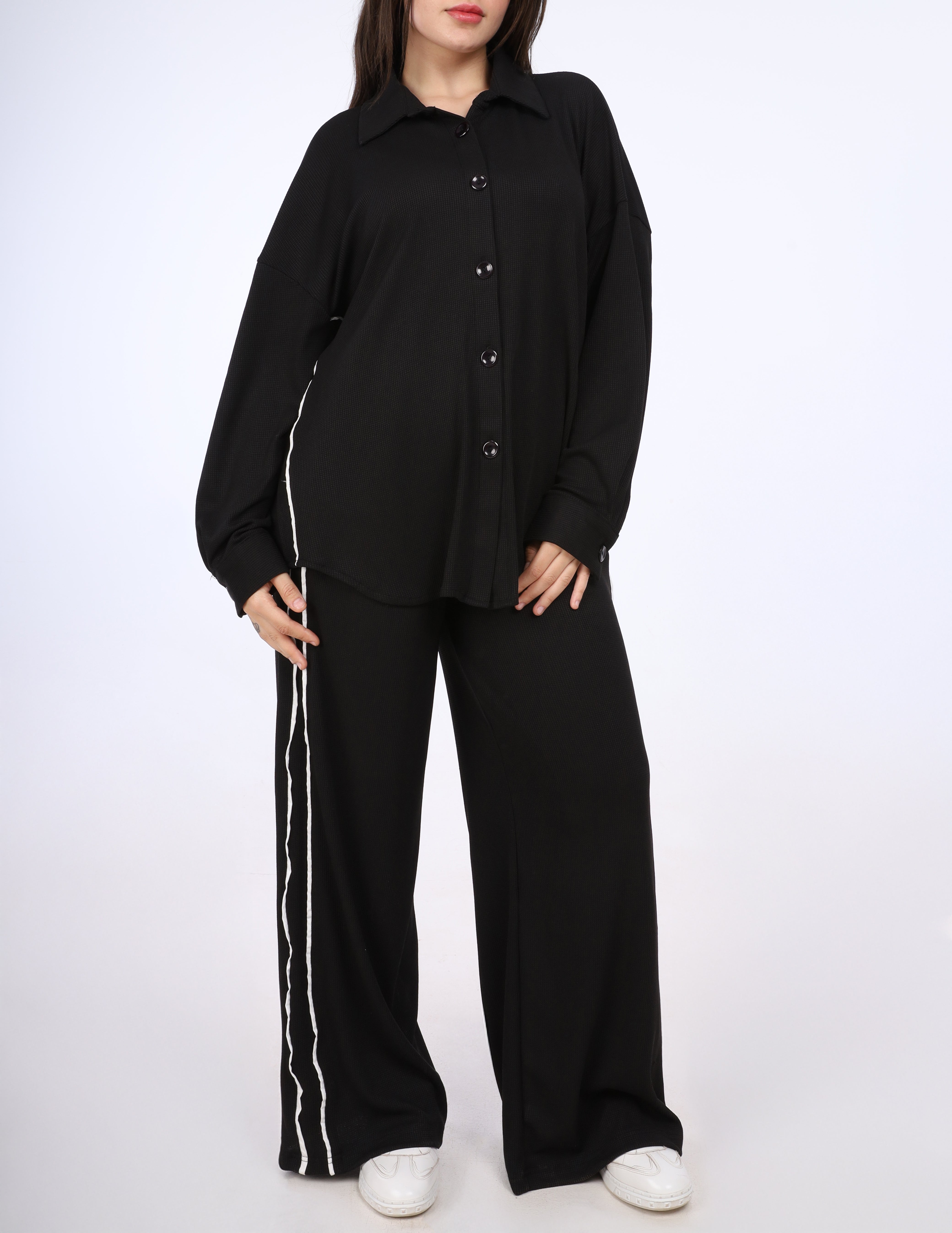 Chemise & Wide-Leg Set w1631191/1