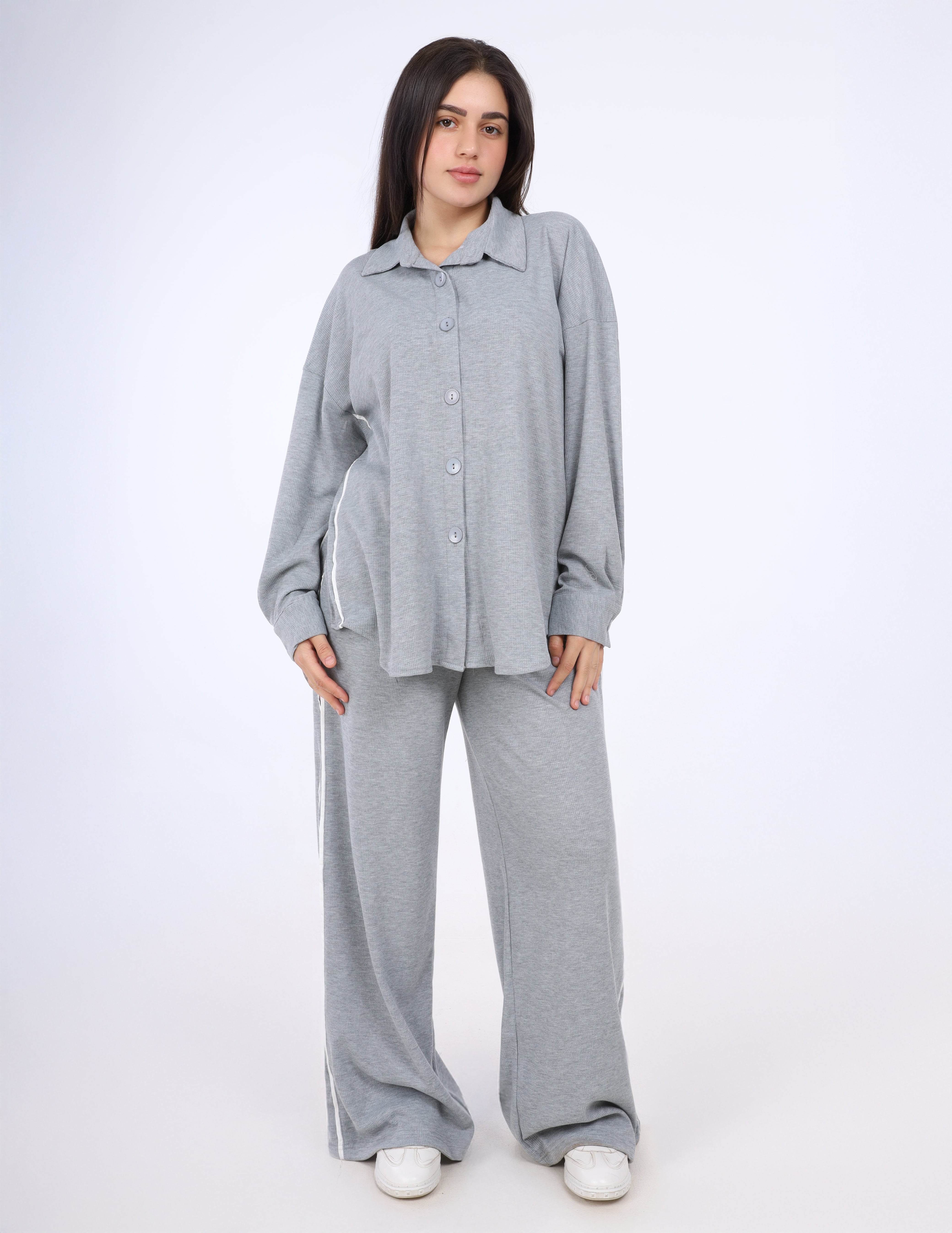 Chemise & Wide-Leg Set w1631191/1