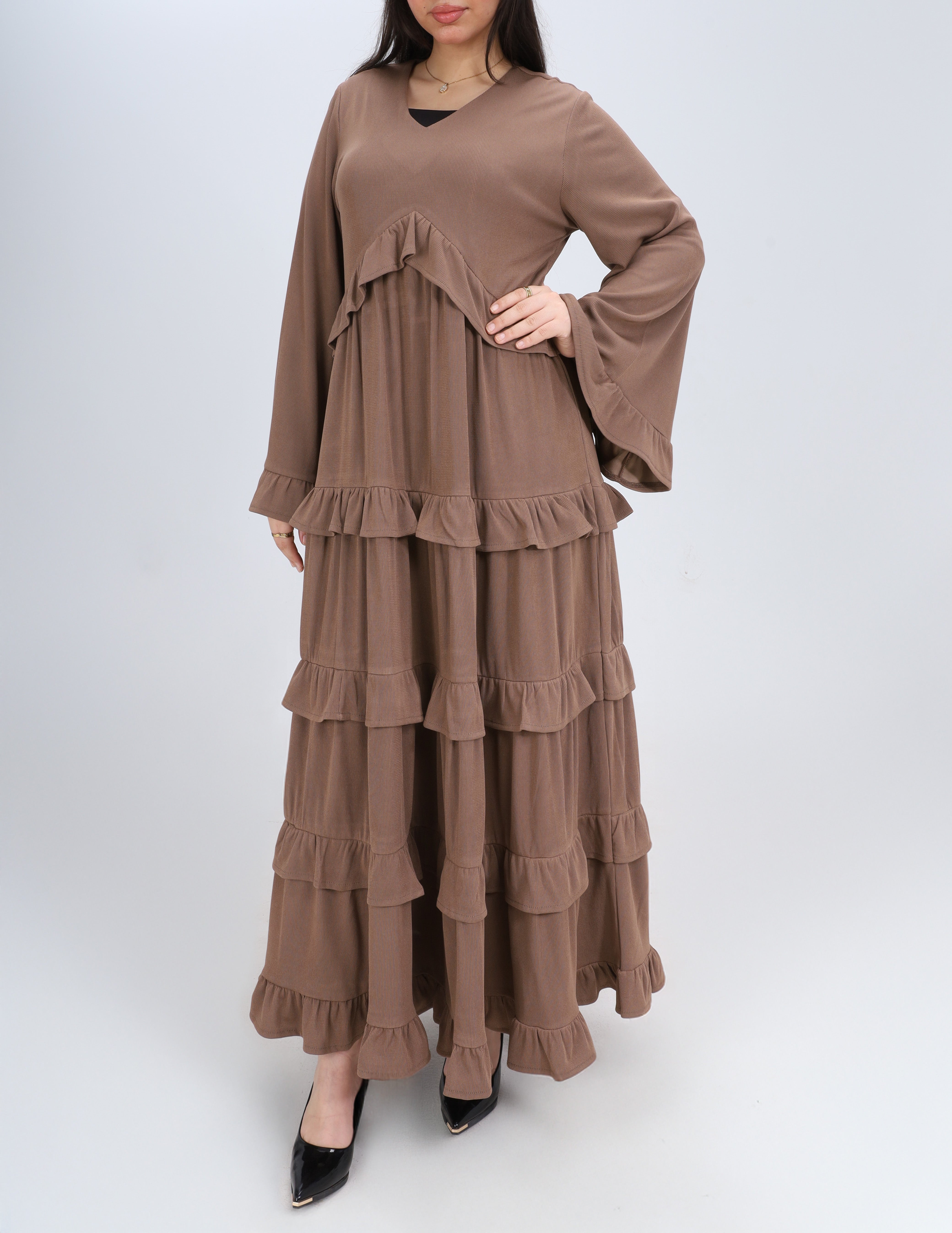 Ruffled Maxi Dress w1634132