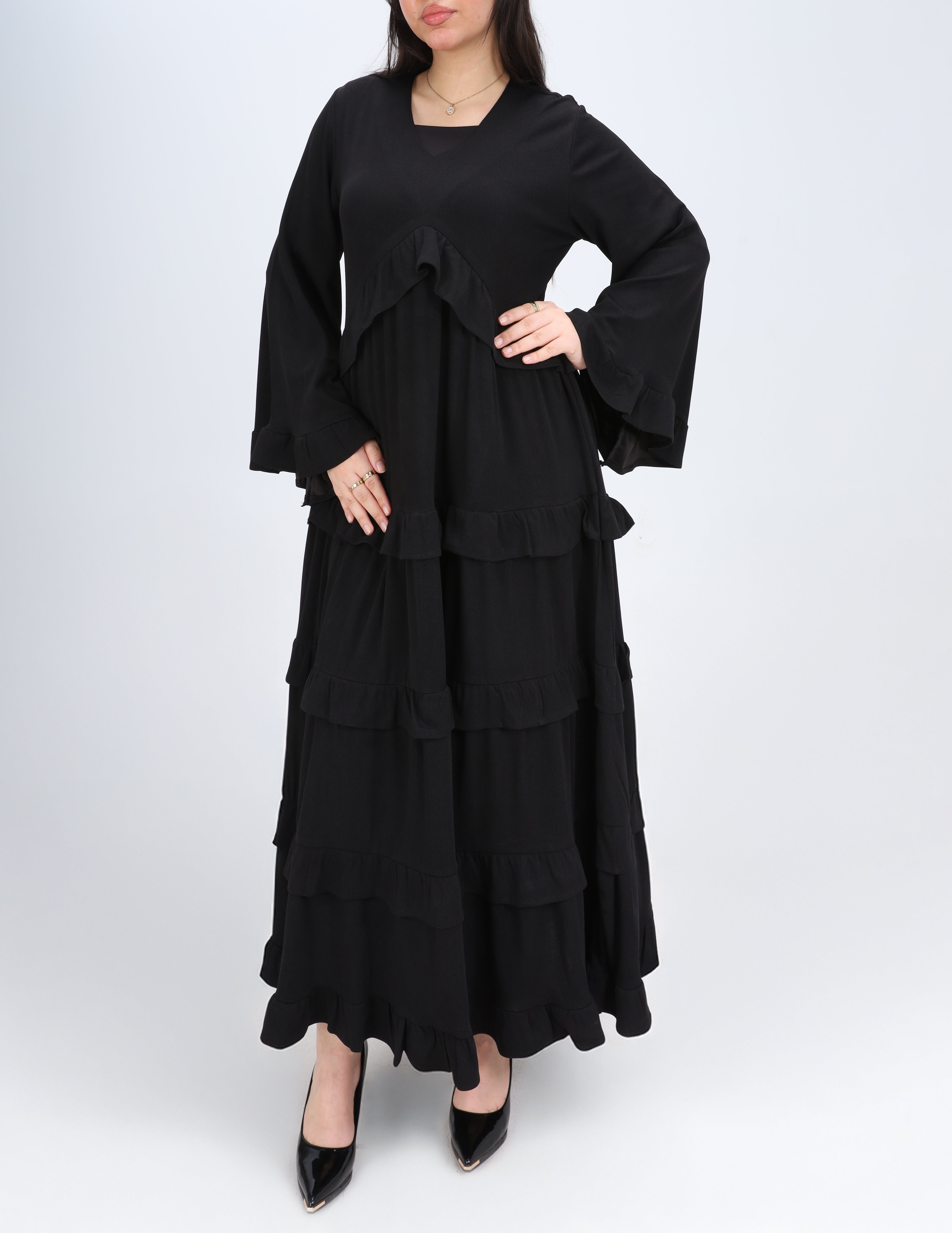 Ruffled Maxi Dress w1634132