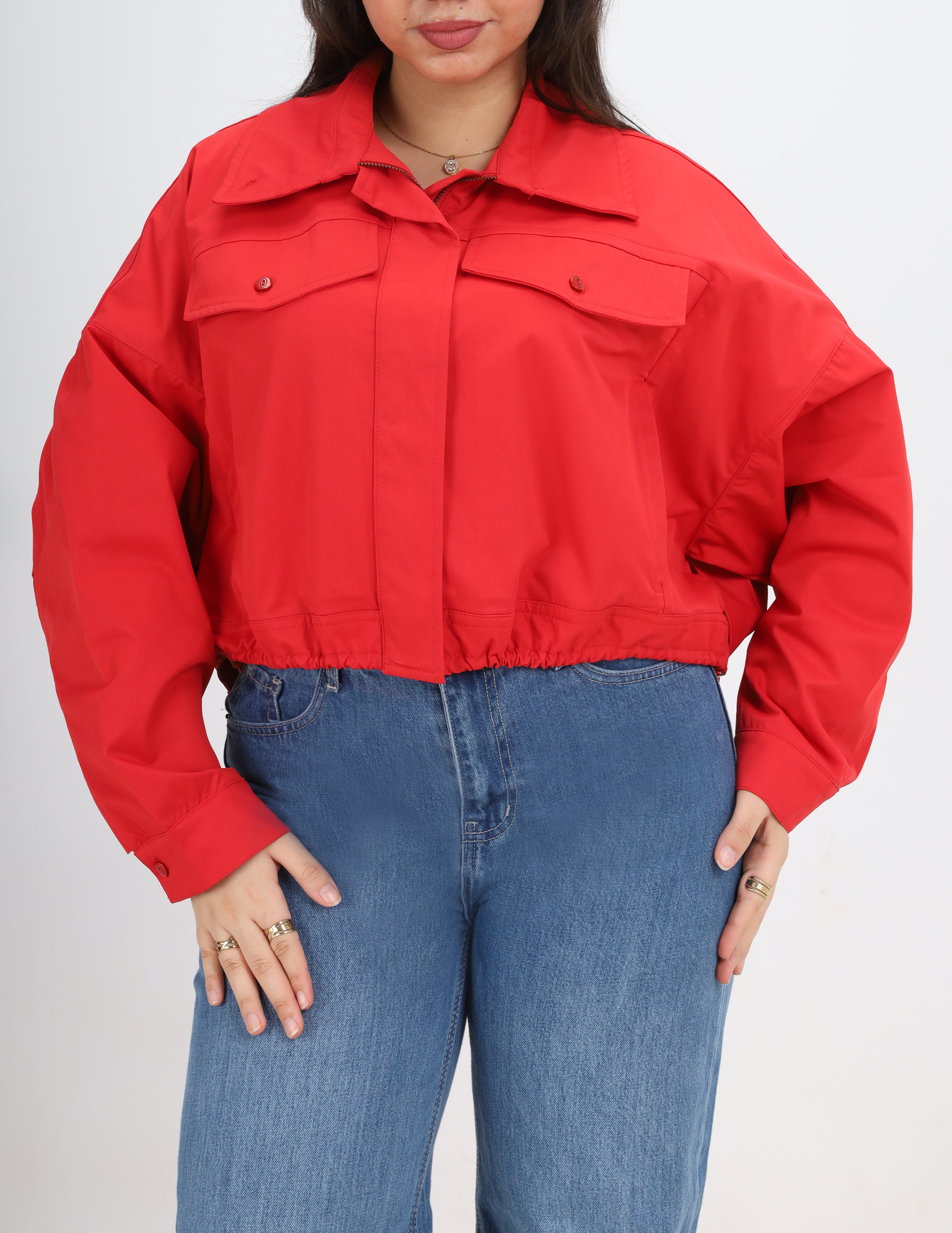 Cropped Suede Jacket w1645103