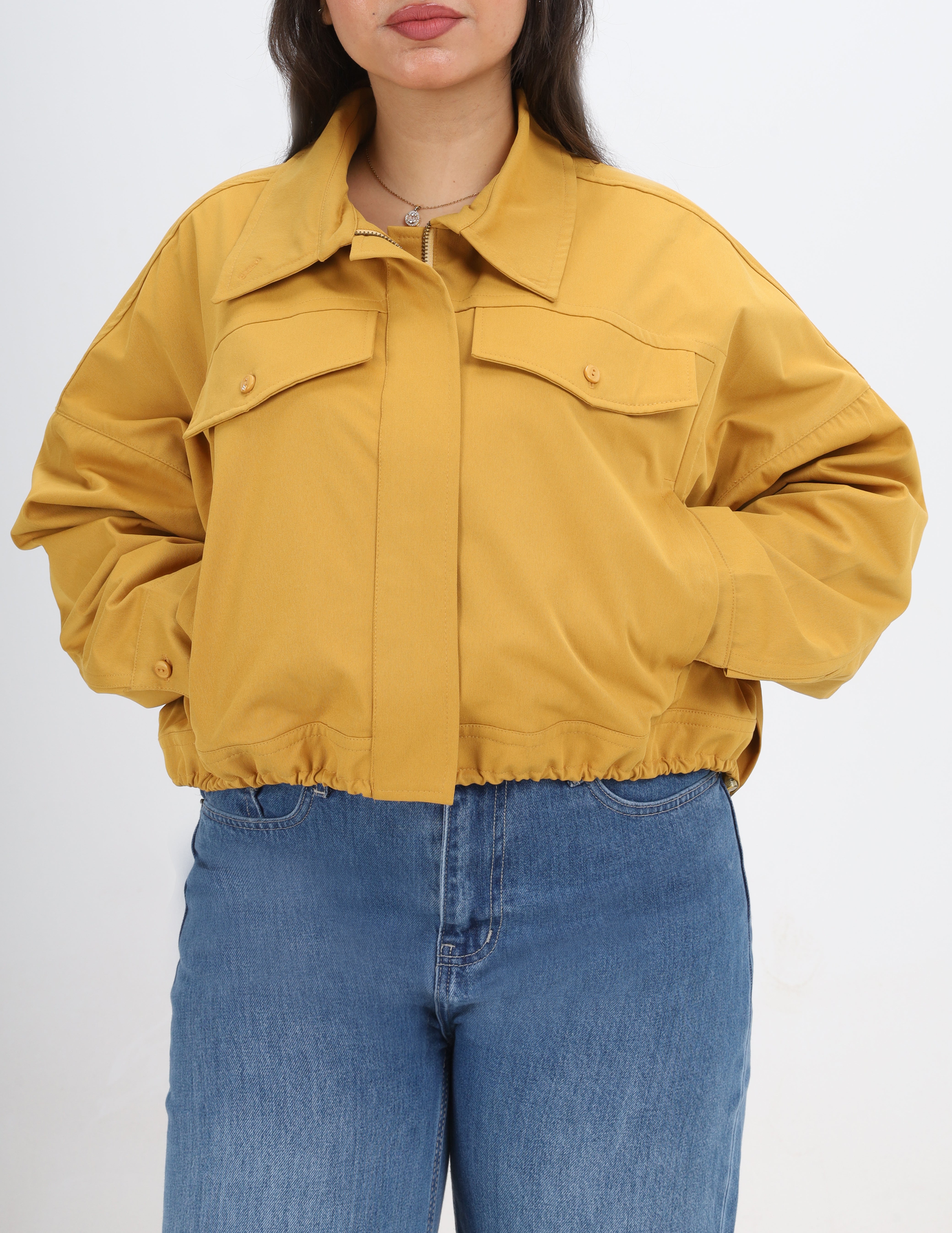 Cropped Suede Jacket w1645103