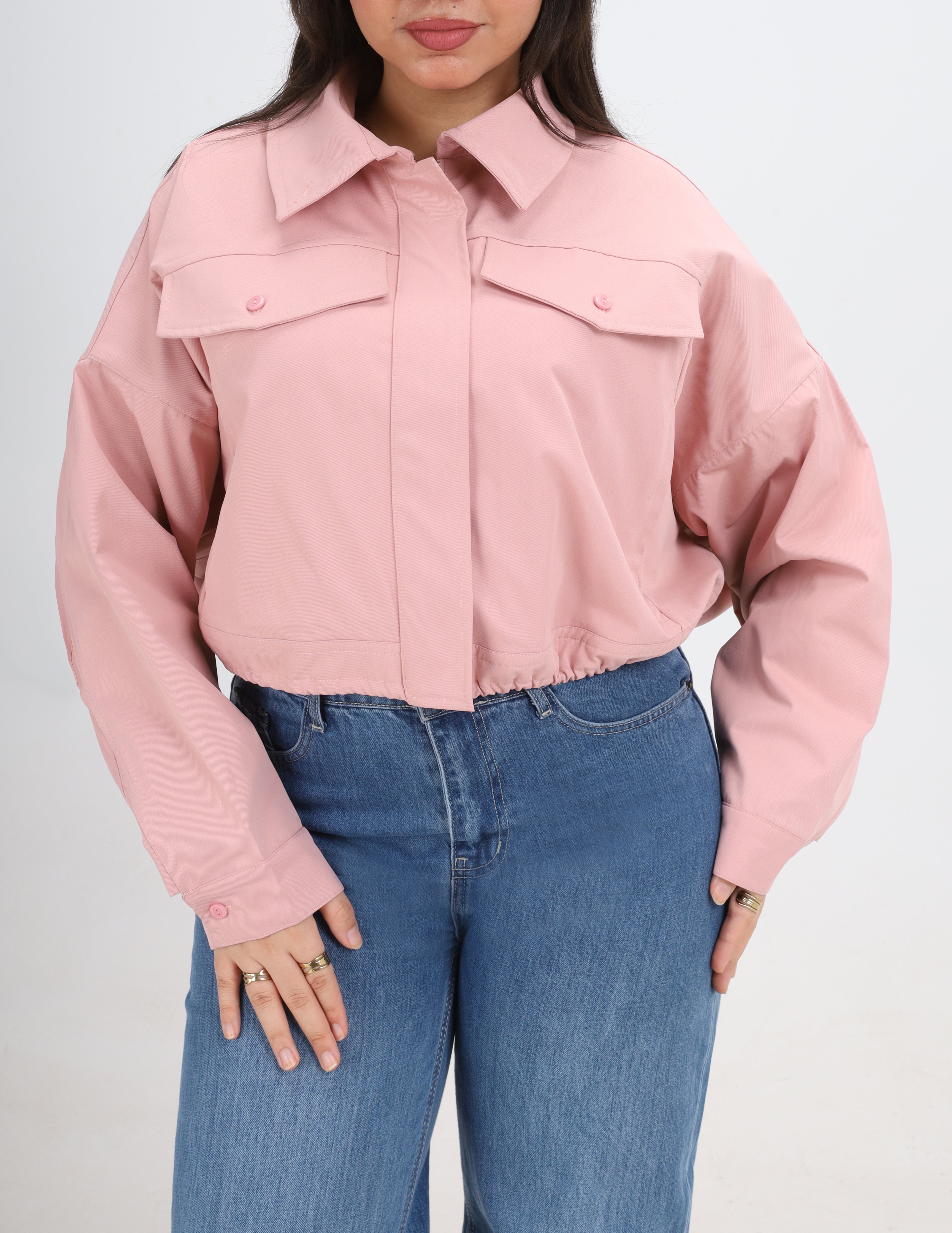 Cropped Suede Jacket w1645103