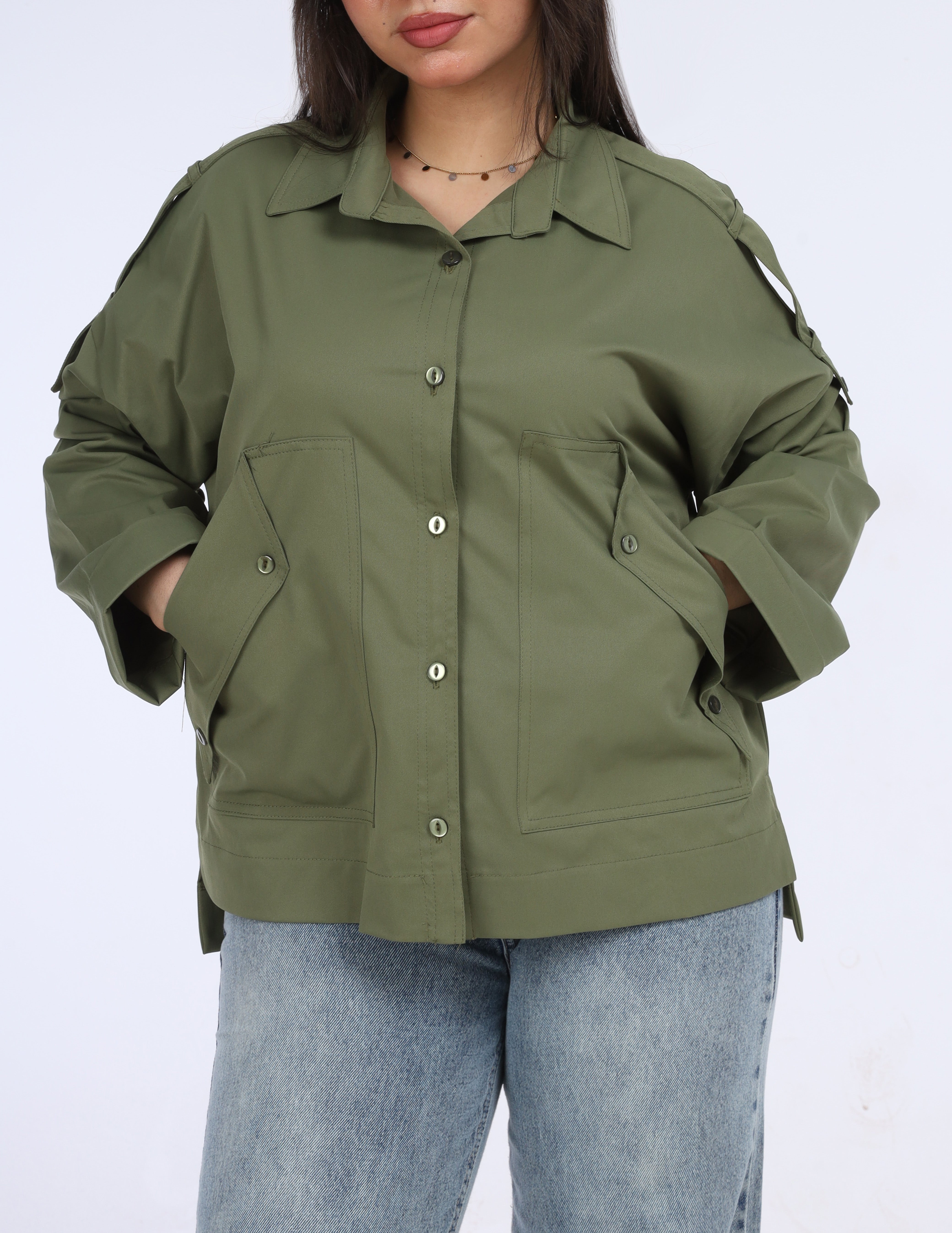 Pocket Button-Down Shirt w1645107