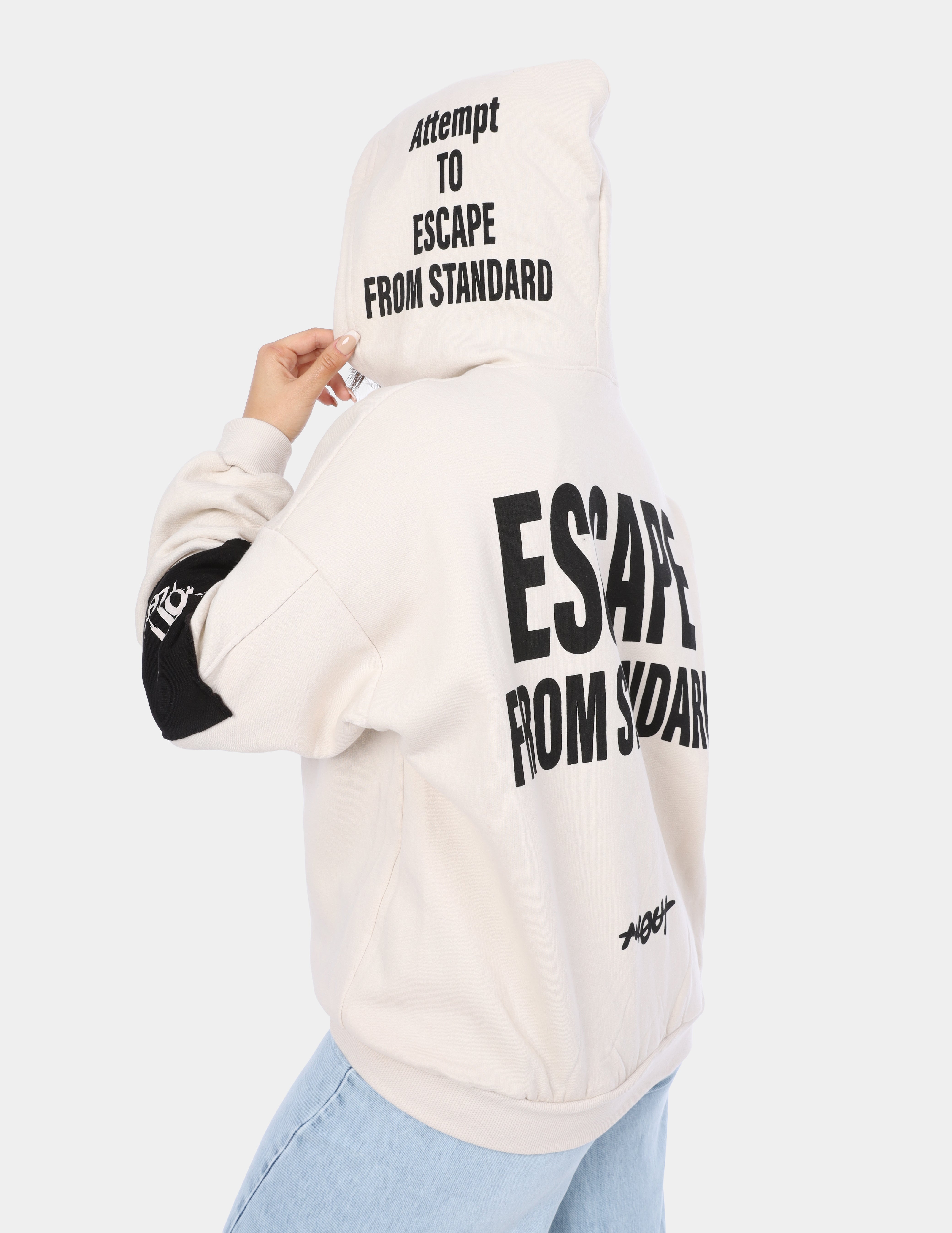 Back Print Detail Hoodie w16511189