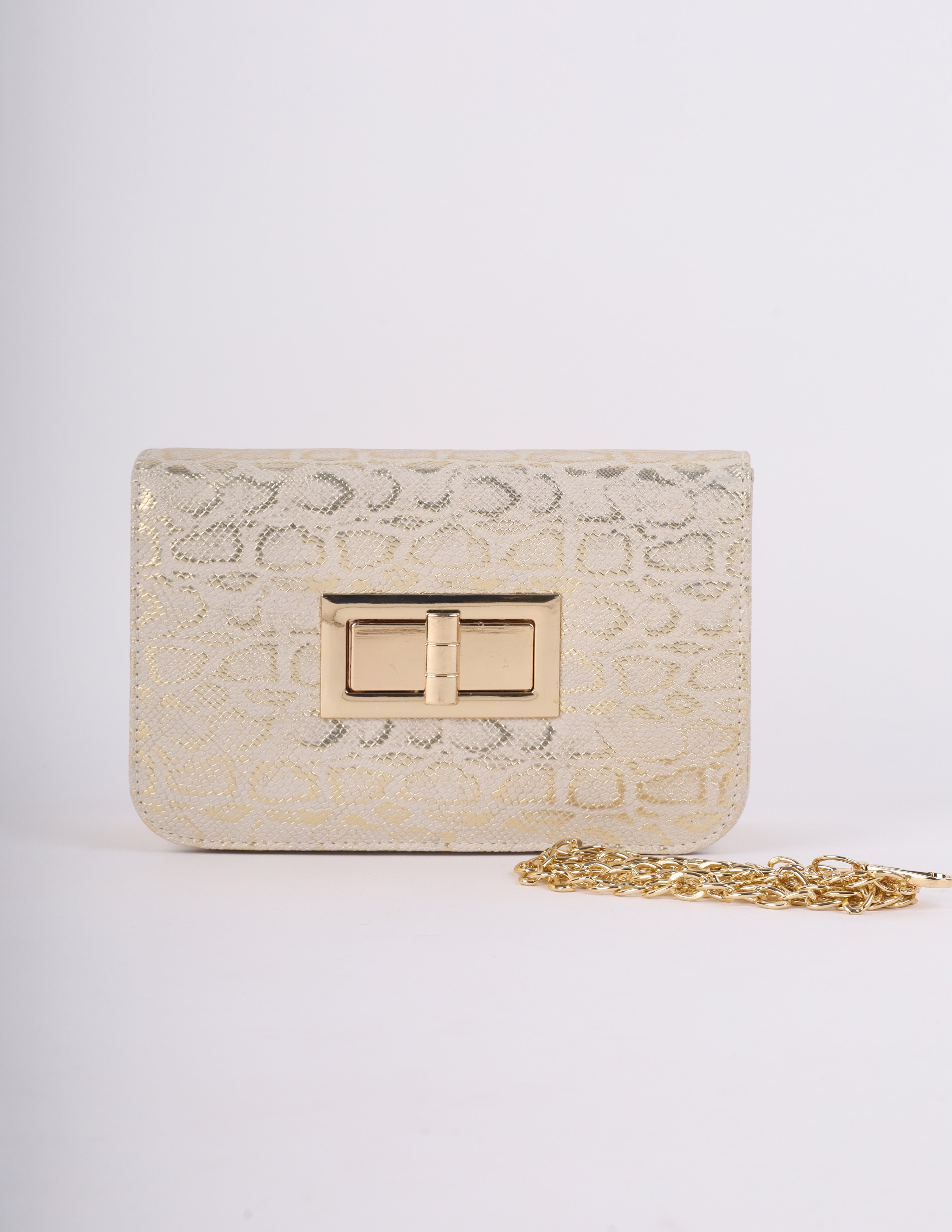 Snake-Print Clutch Bag w1683AS501