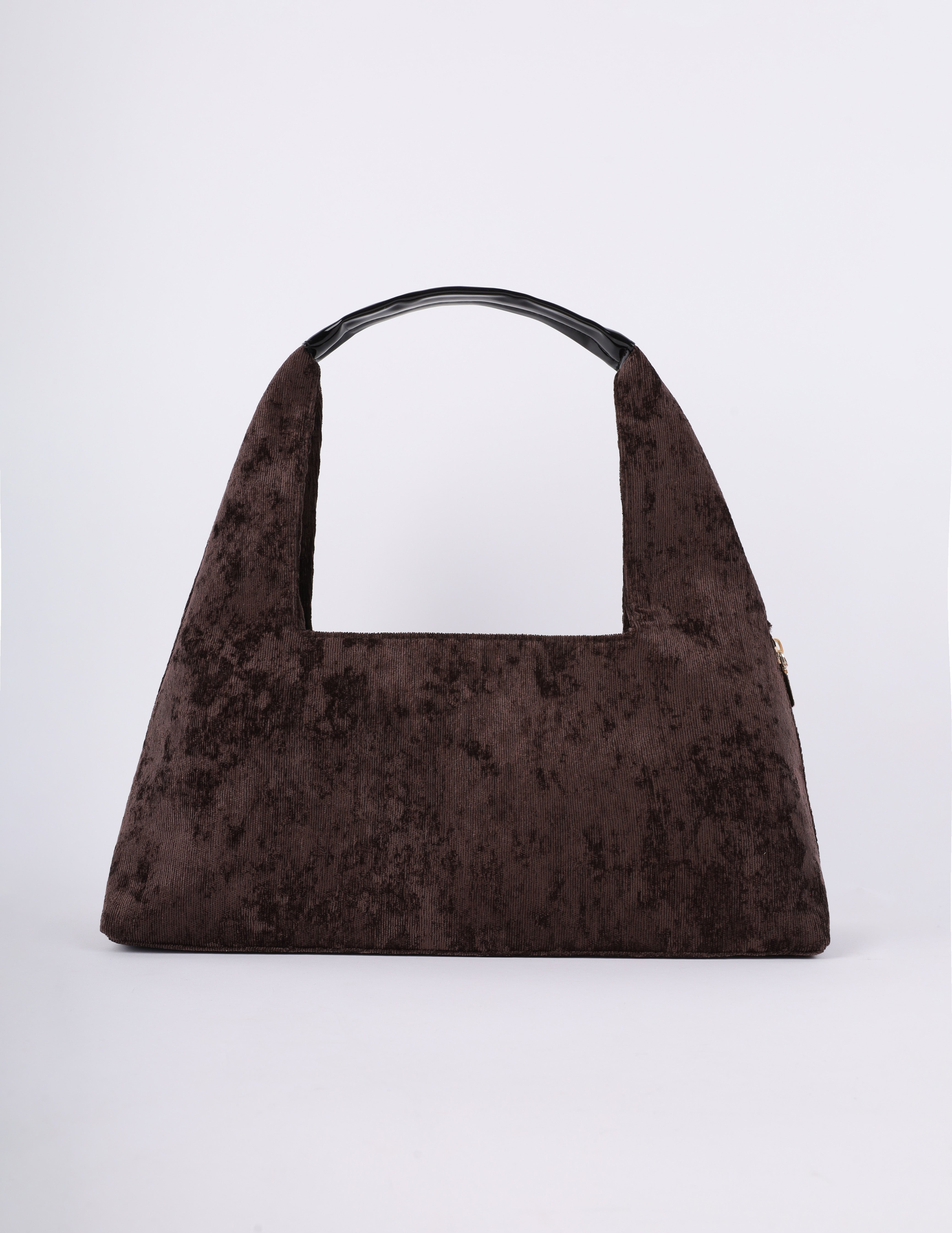 Trapezoid Suede Handbag w1683AS609