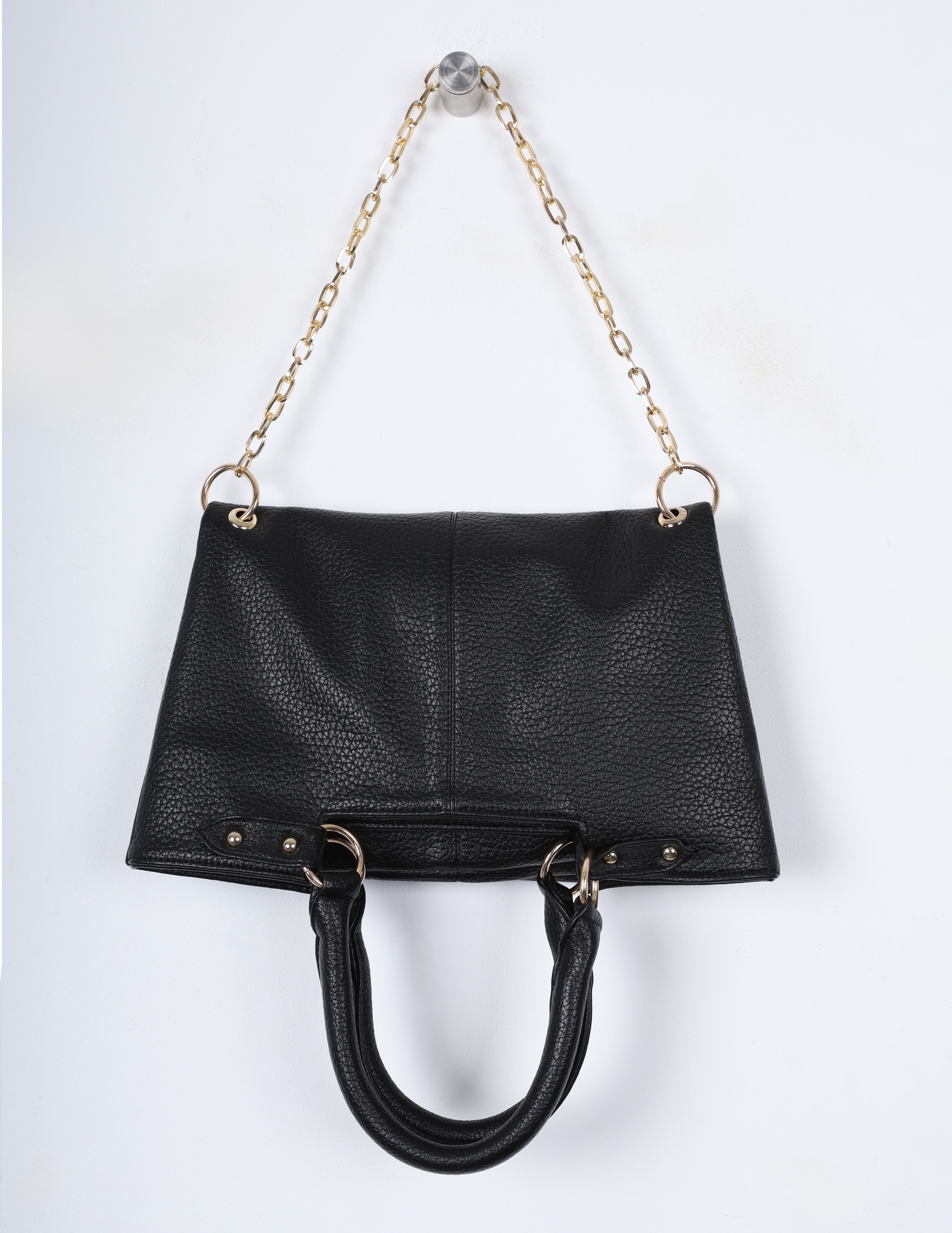 Elegant Structured Leather Handbag w1683AS613
