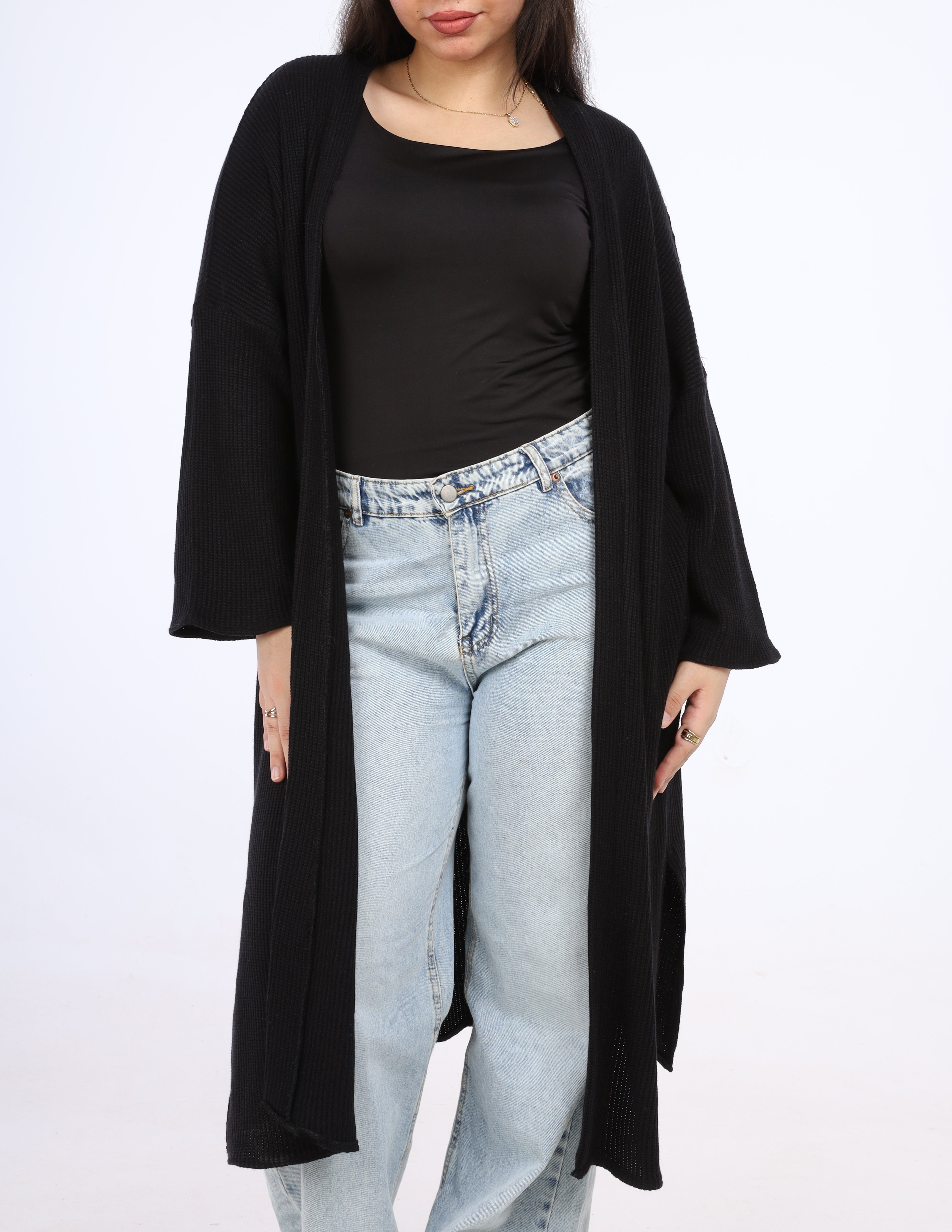 Long Oversized Knit Cardigan w1691006