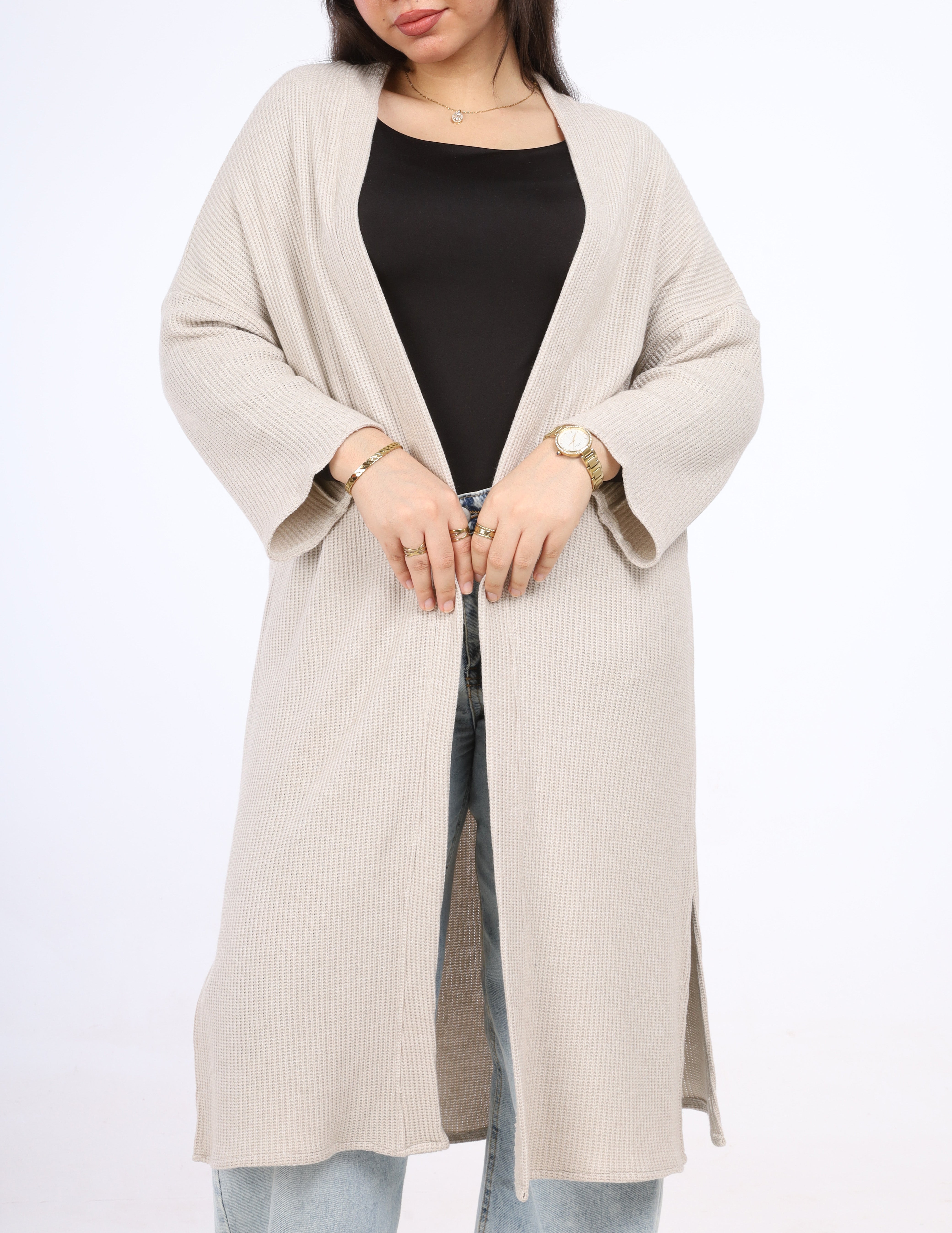 Long Oversized Knit Cardigan w1691006