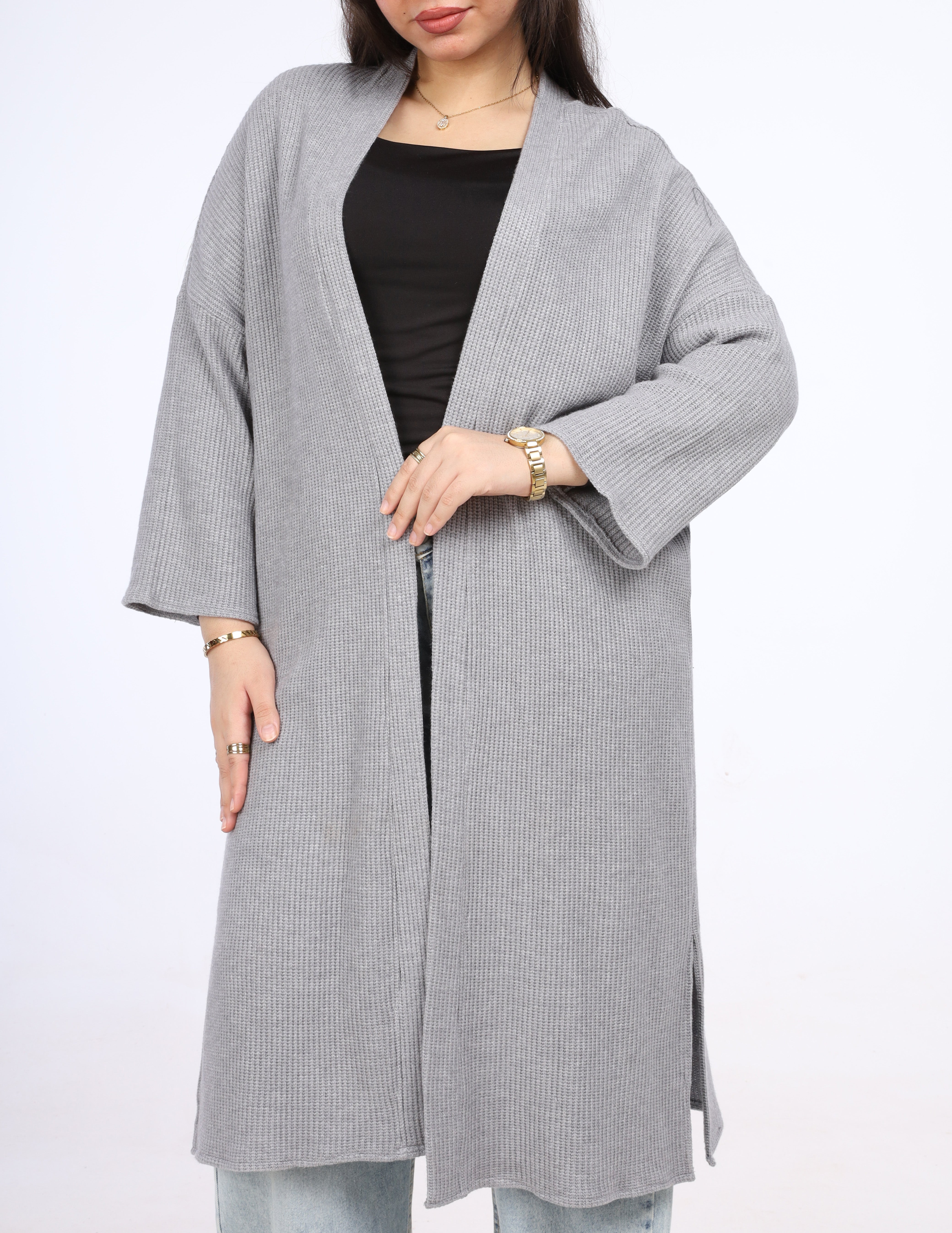 Long Oversized Knit Cardigan w1691006