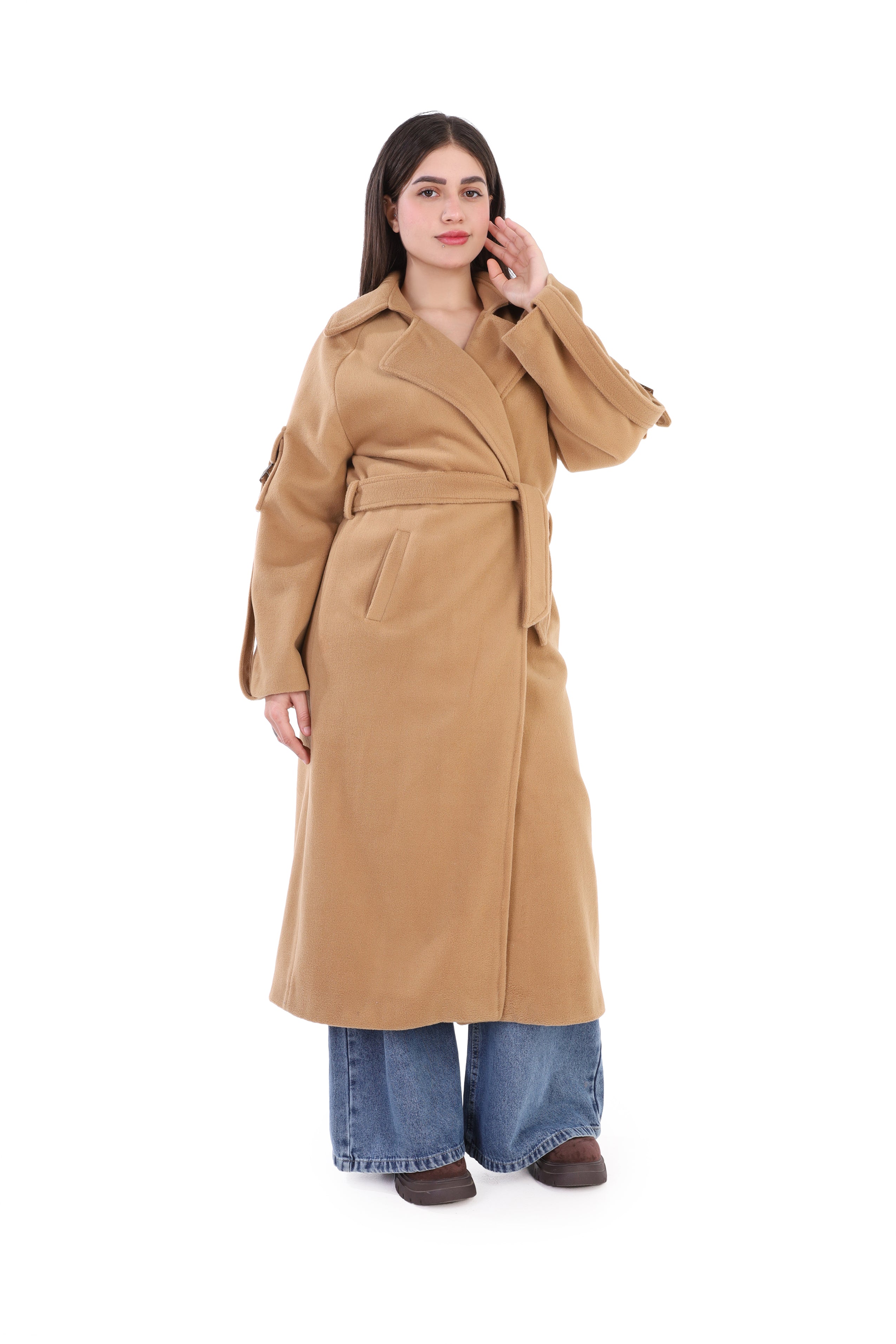 Belted Long Trench Coat w169144771