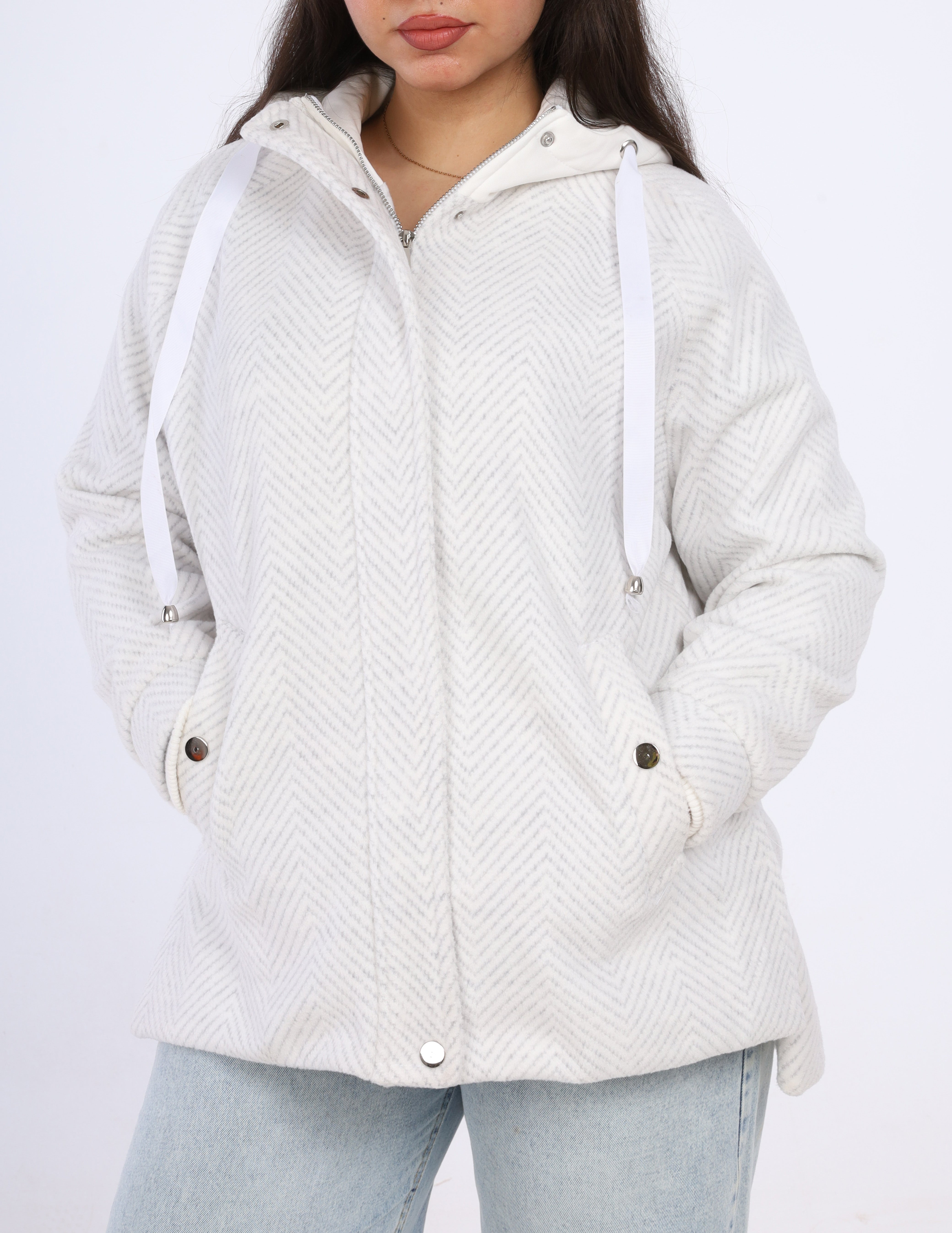 Hooded Zip-Up Jacket w169177331