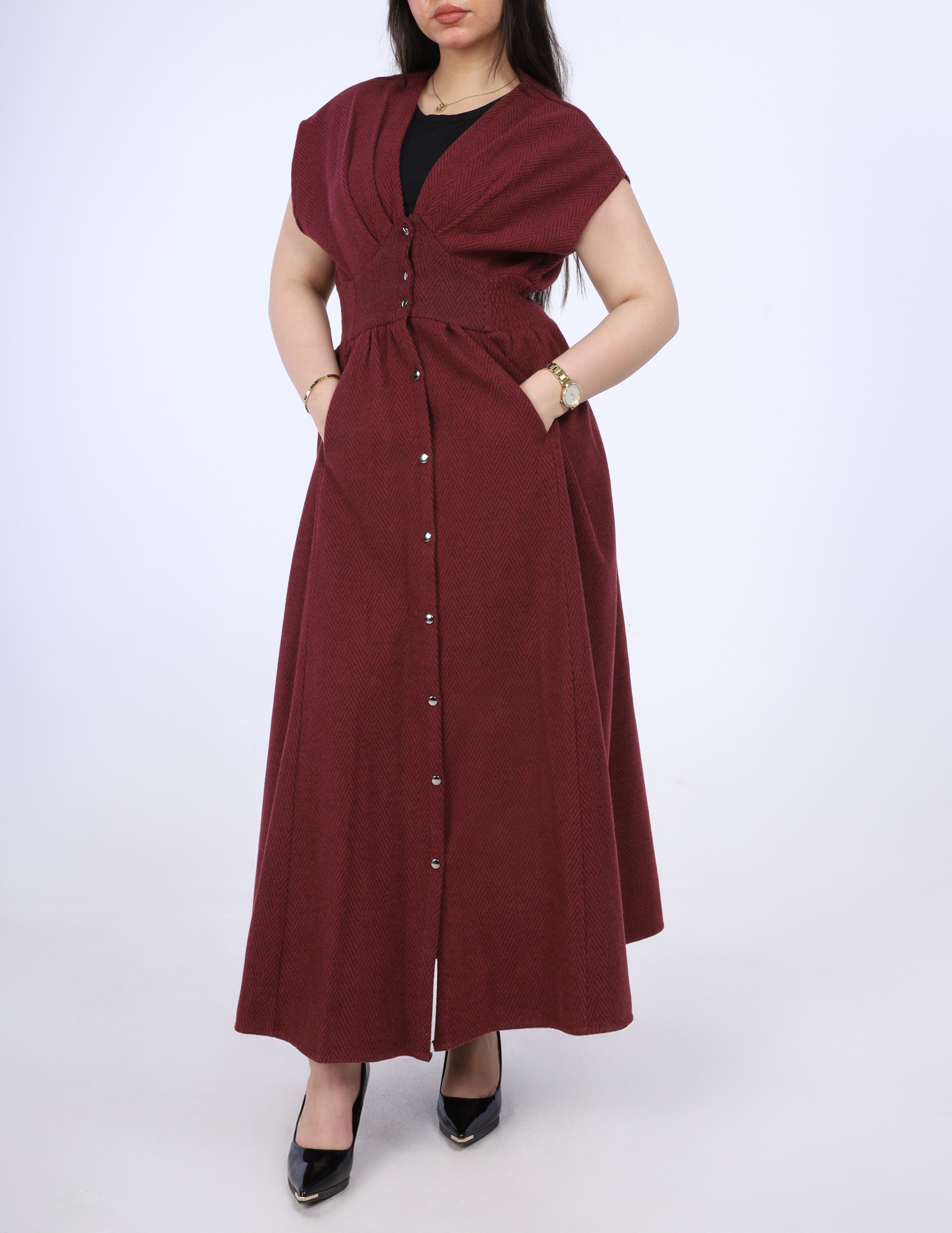 Elegant Sleeveless Dress w169190901