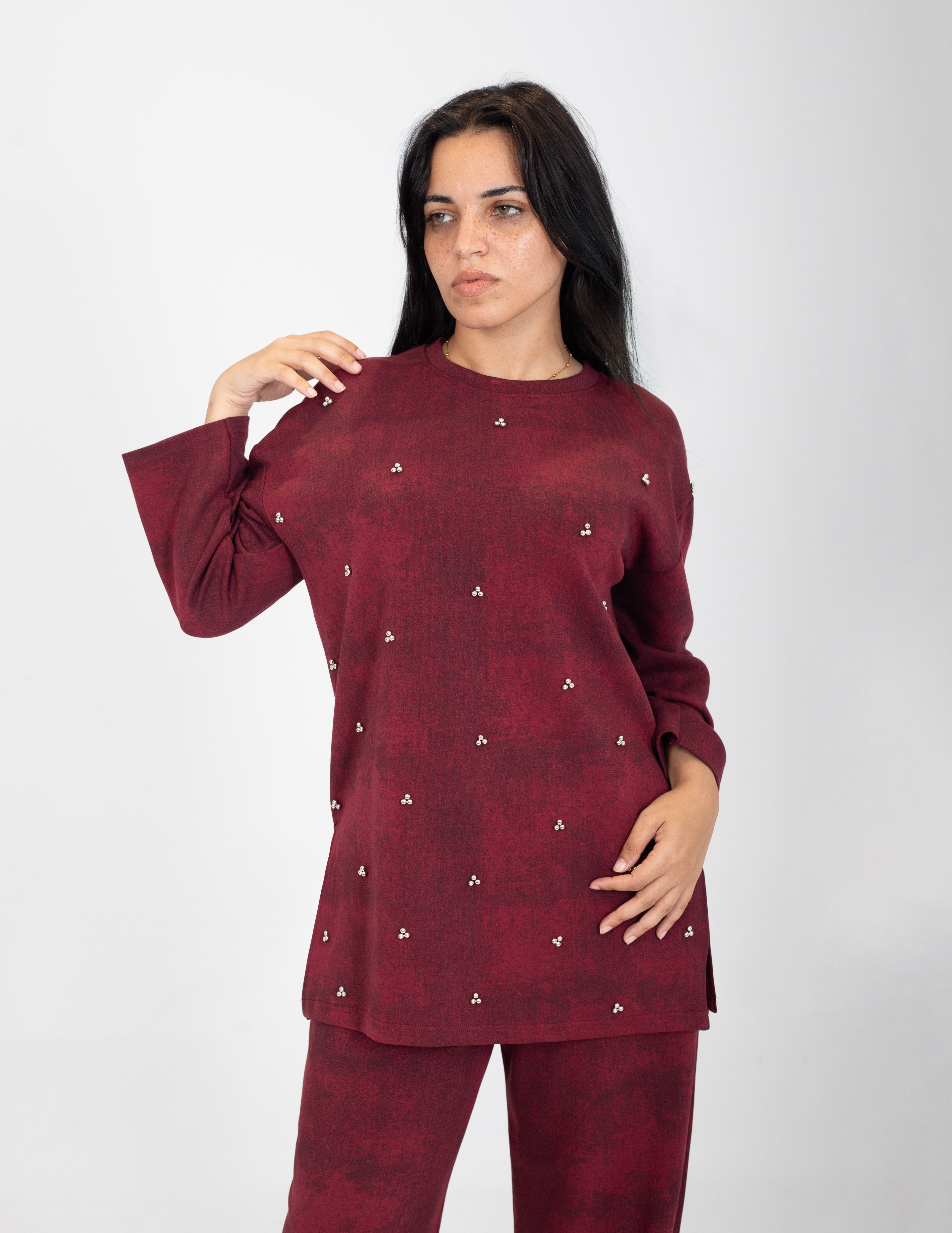 Embellished Knit Set w169199970