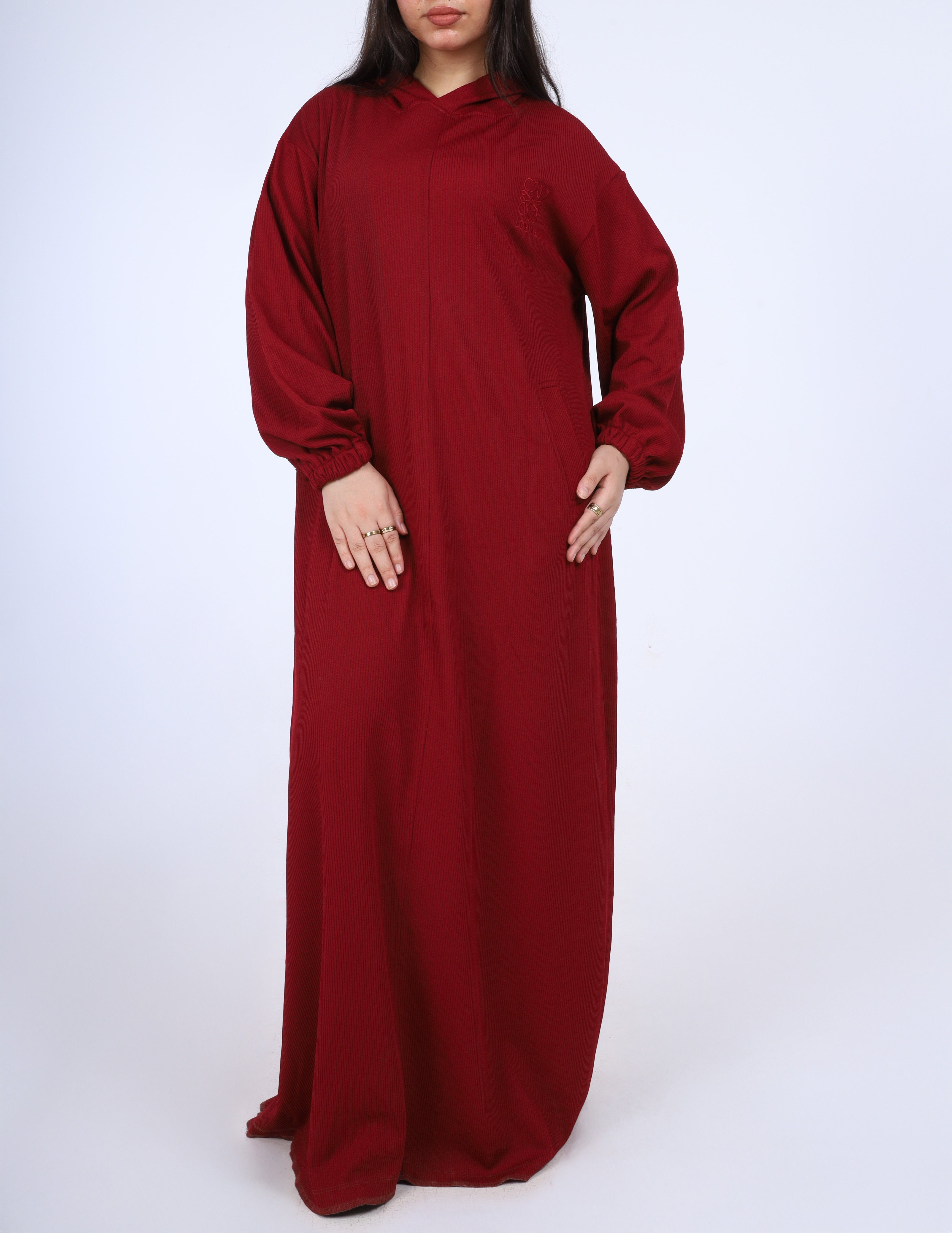 Maxi Dress With Hood  w169210001