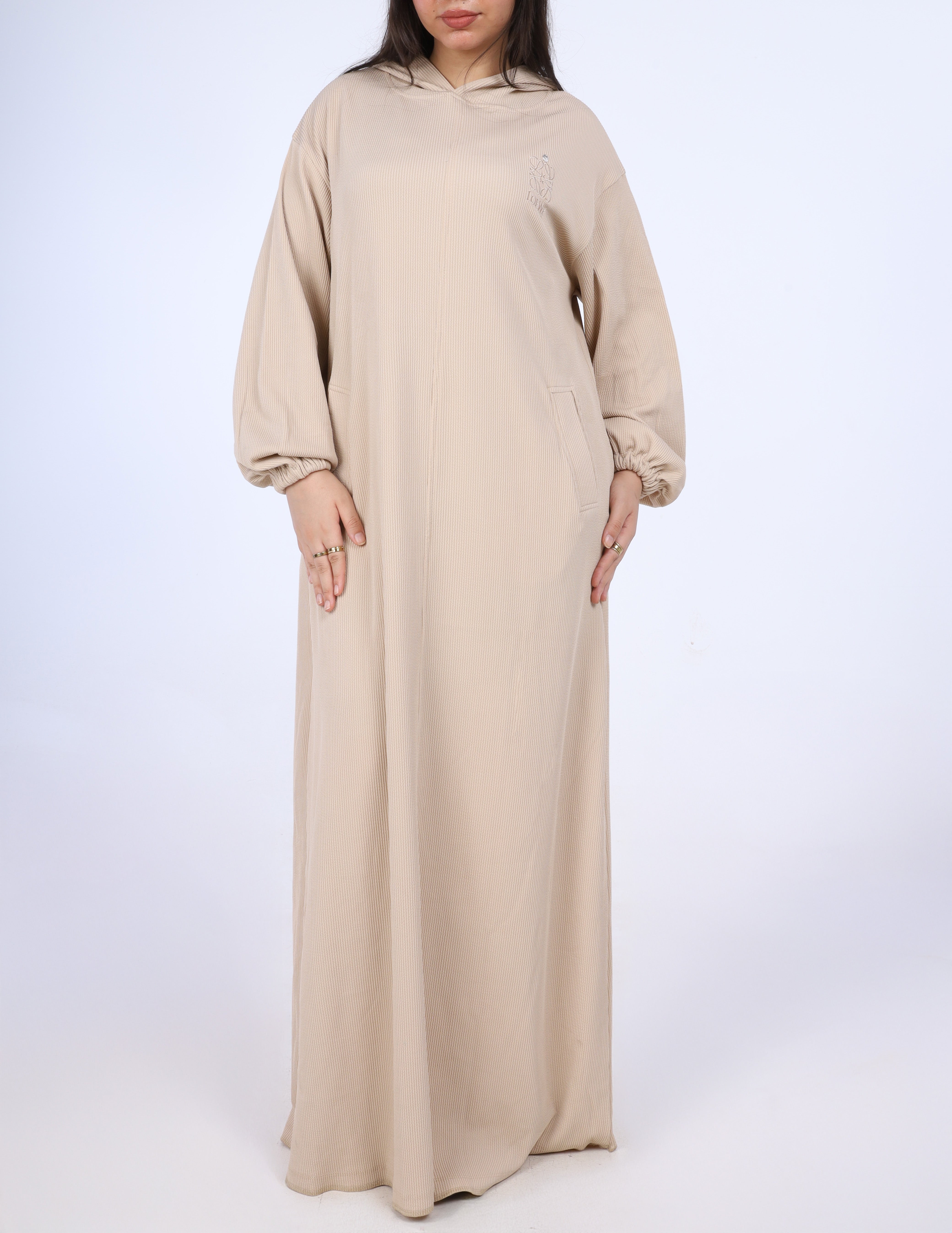 Maxi Dress With Hood  w169210001
