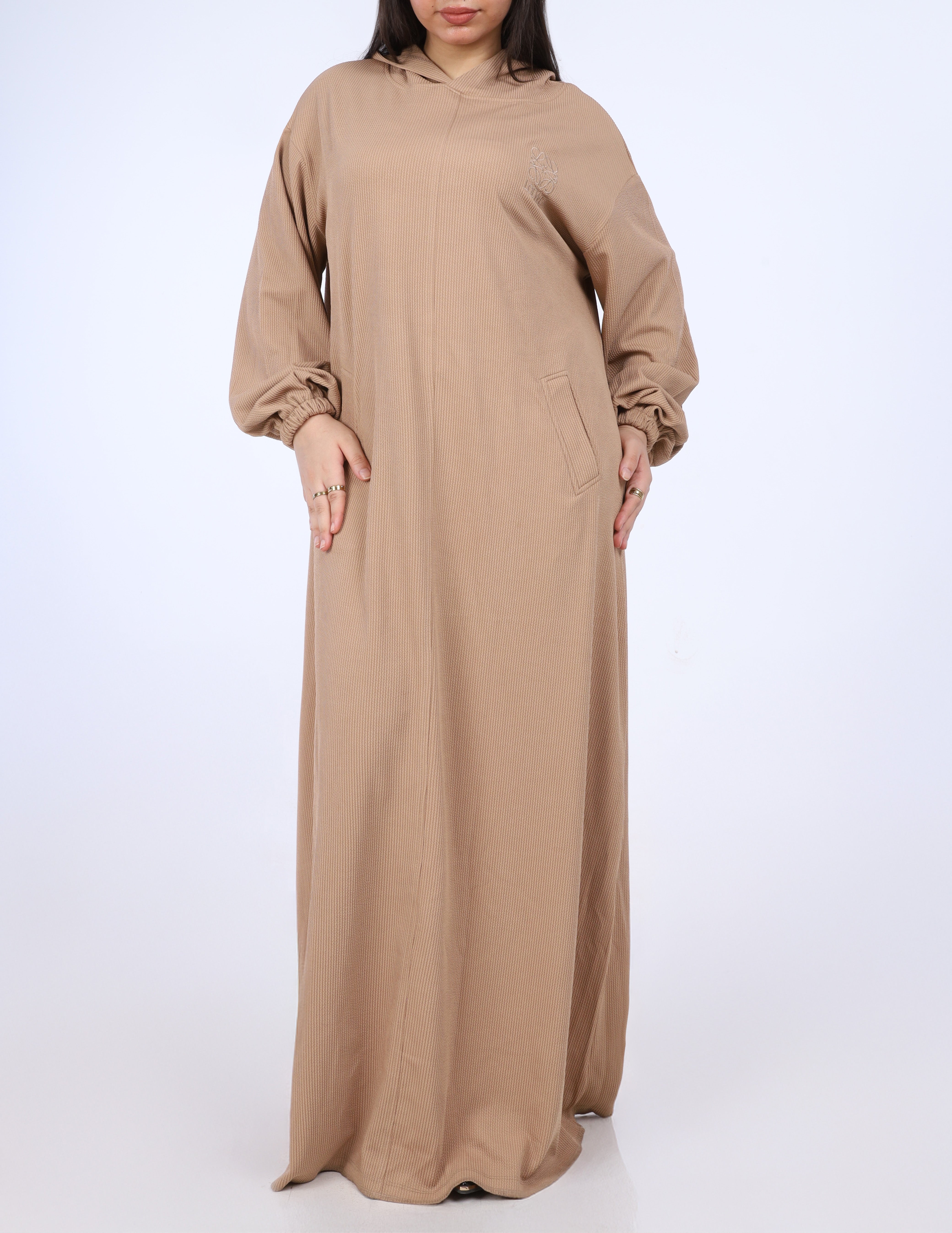 Maxi Dress With Hood  w169210001