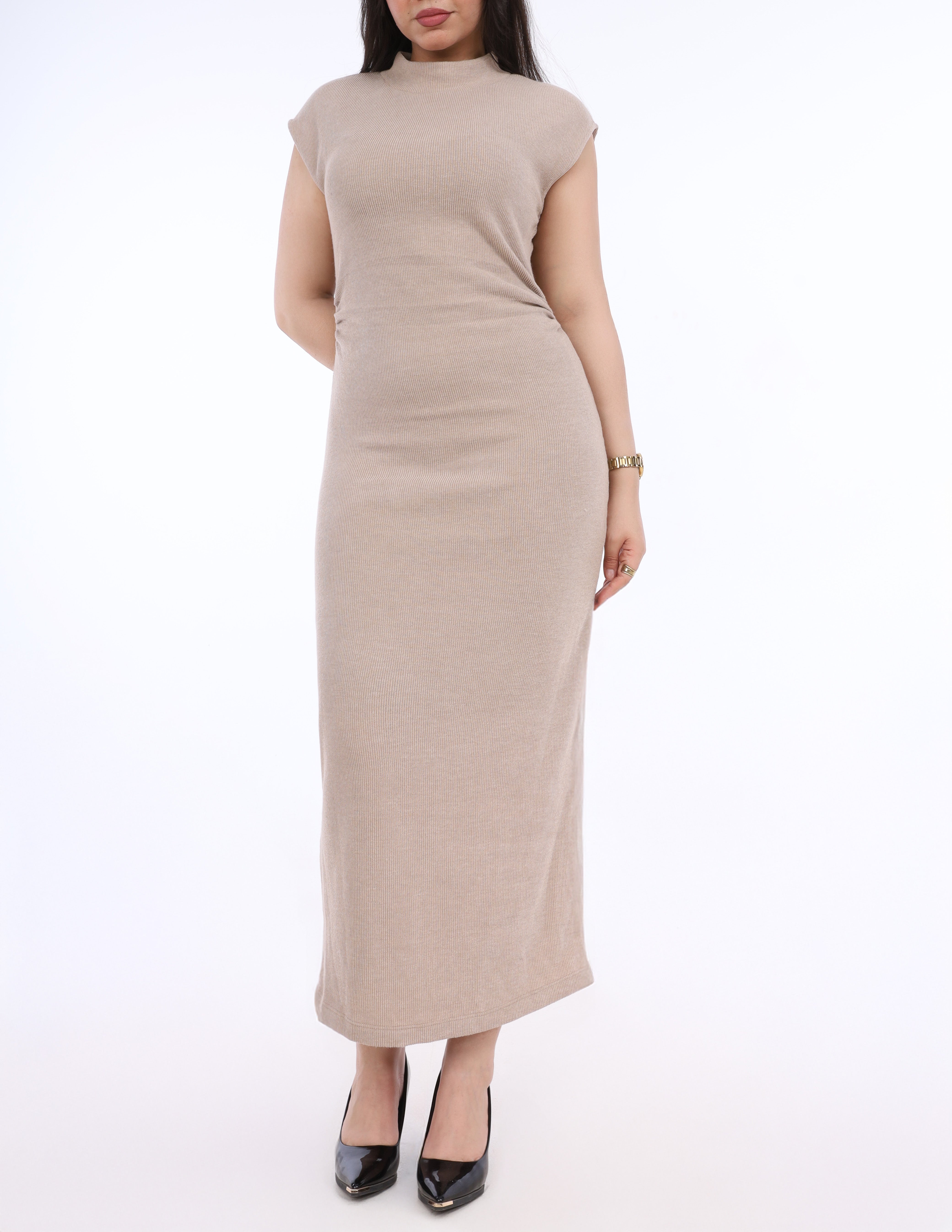 Ribbed Bodycon Midi Dress w169210004