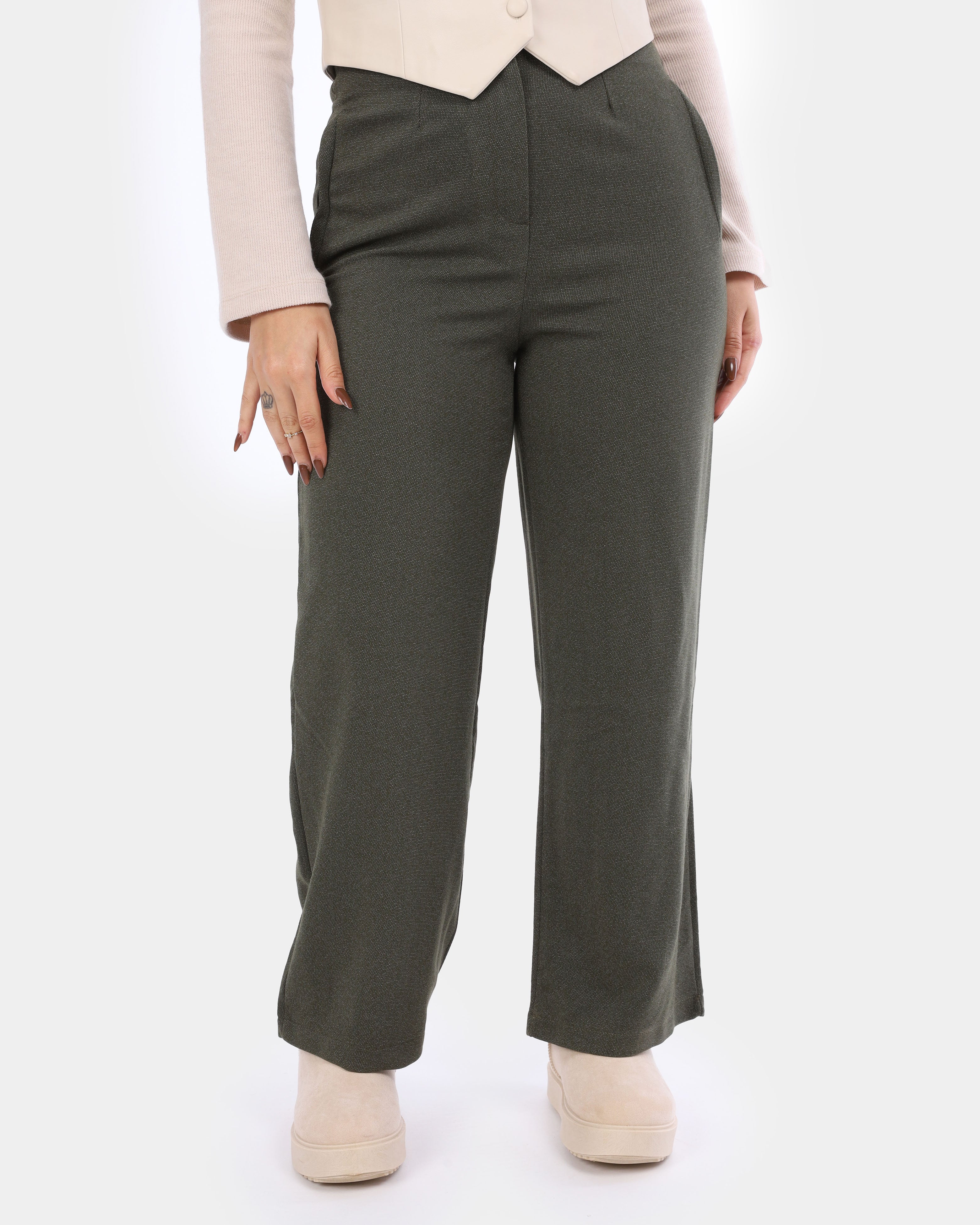 Casual Linen Trousers  w114760021