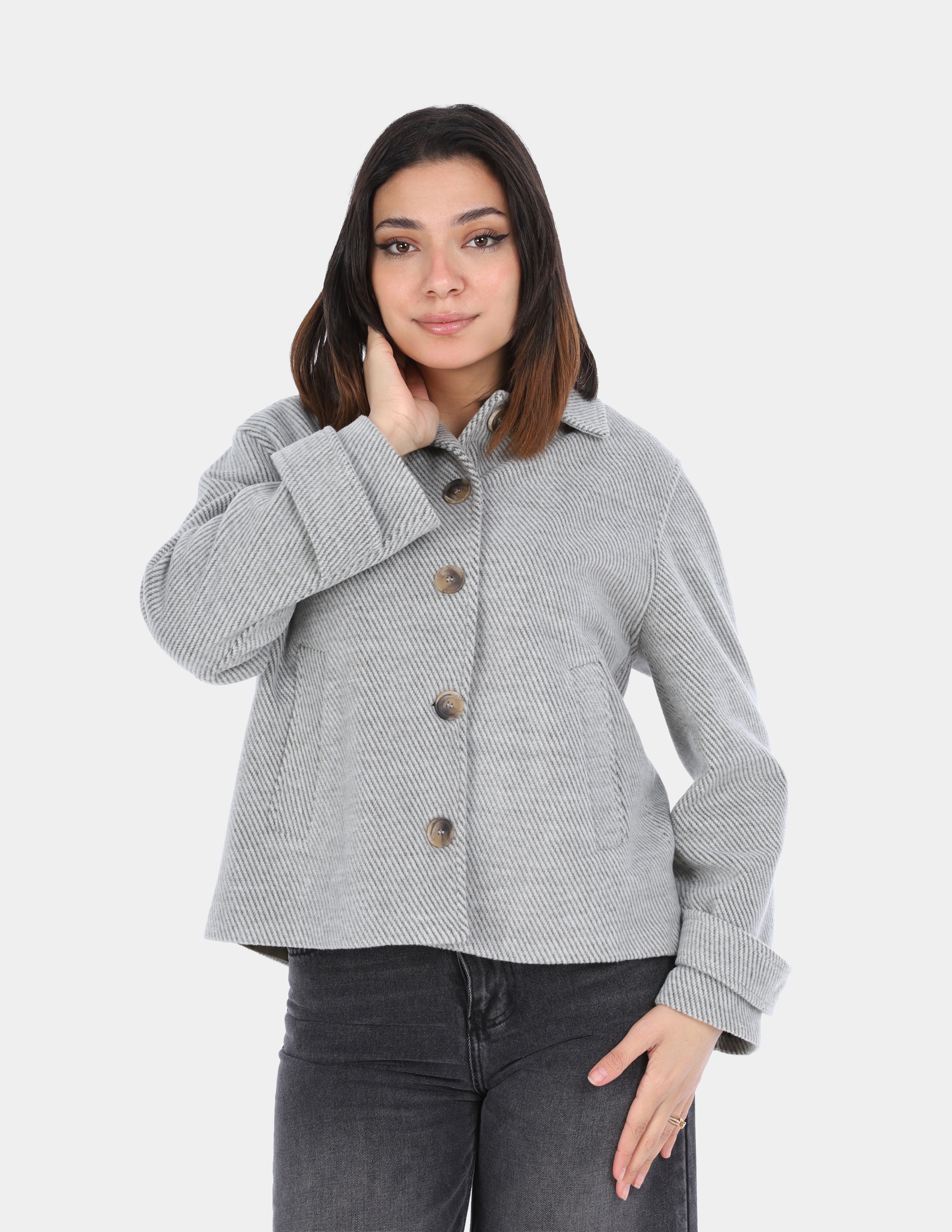 Classic Wool Peacoat w169240033